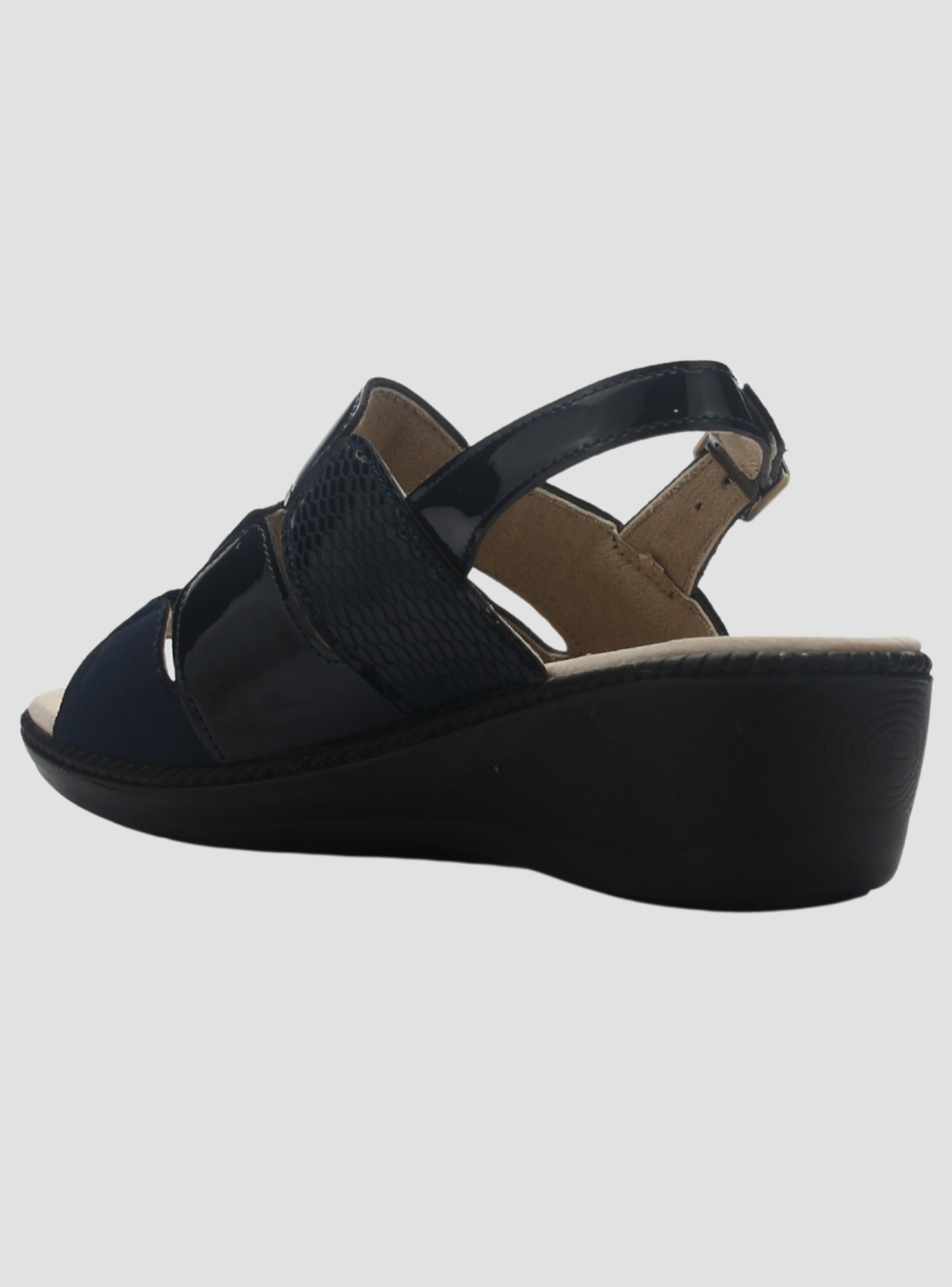 Sandalia de Mujer de color Azul Marino Casual Chalada Lupe-85-3