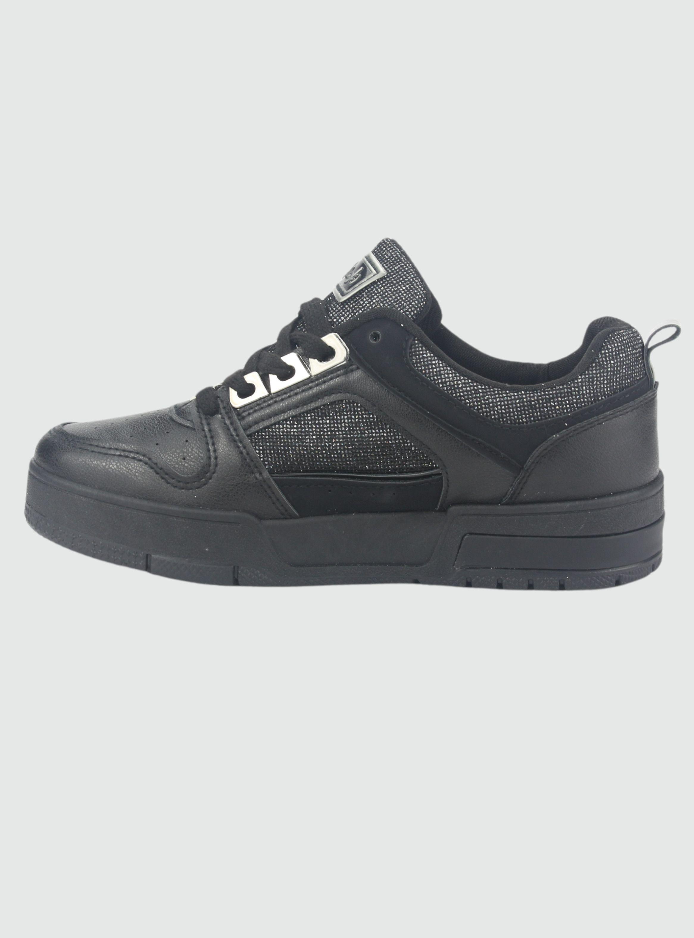 Zapatilla Chalada Mujer Joker-2 Negro Urbano-1