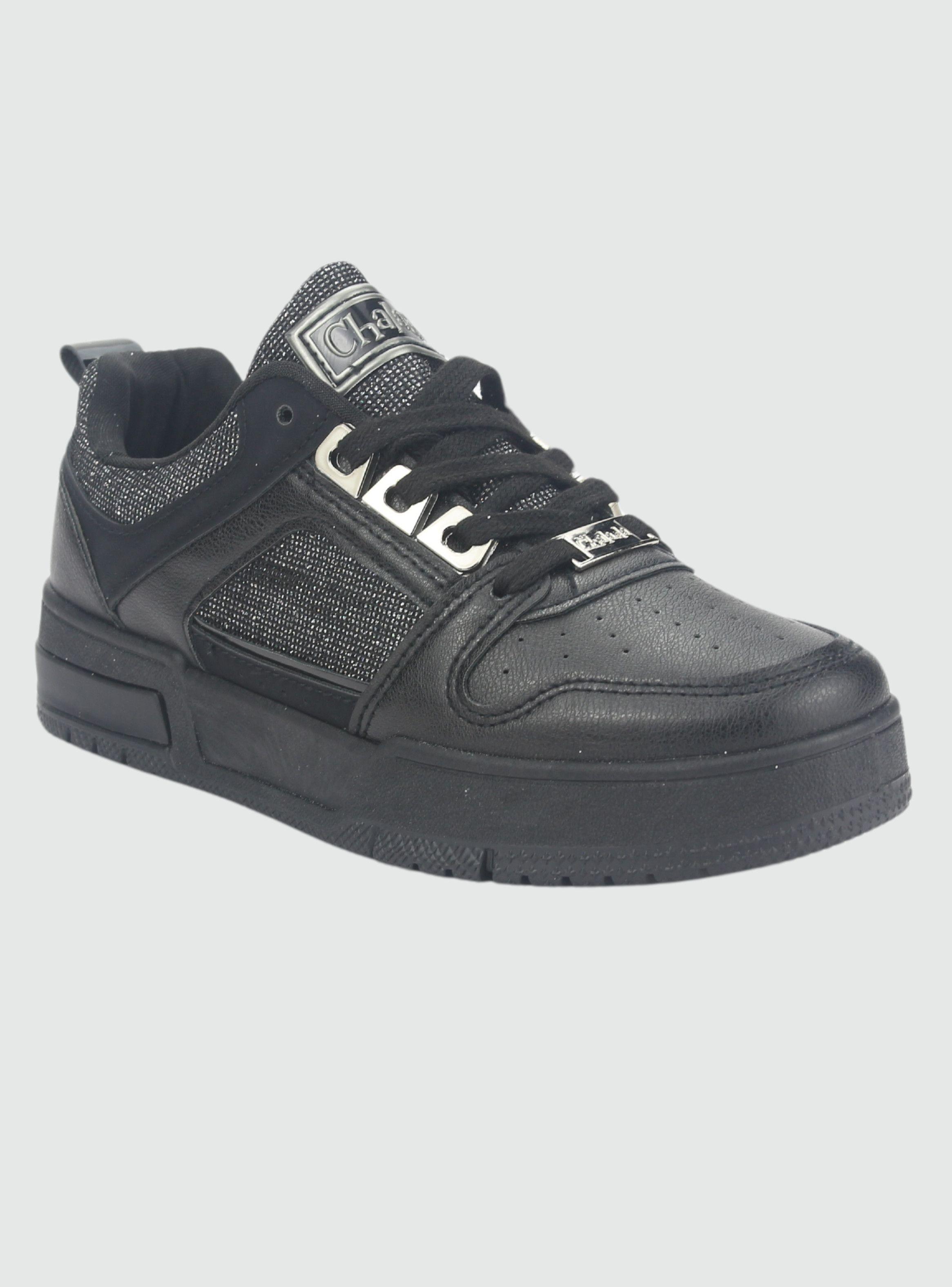 Zapatilla Chalada Mujer Joker-2 Negro Urbano-2