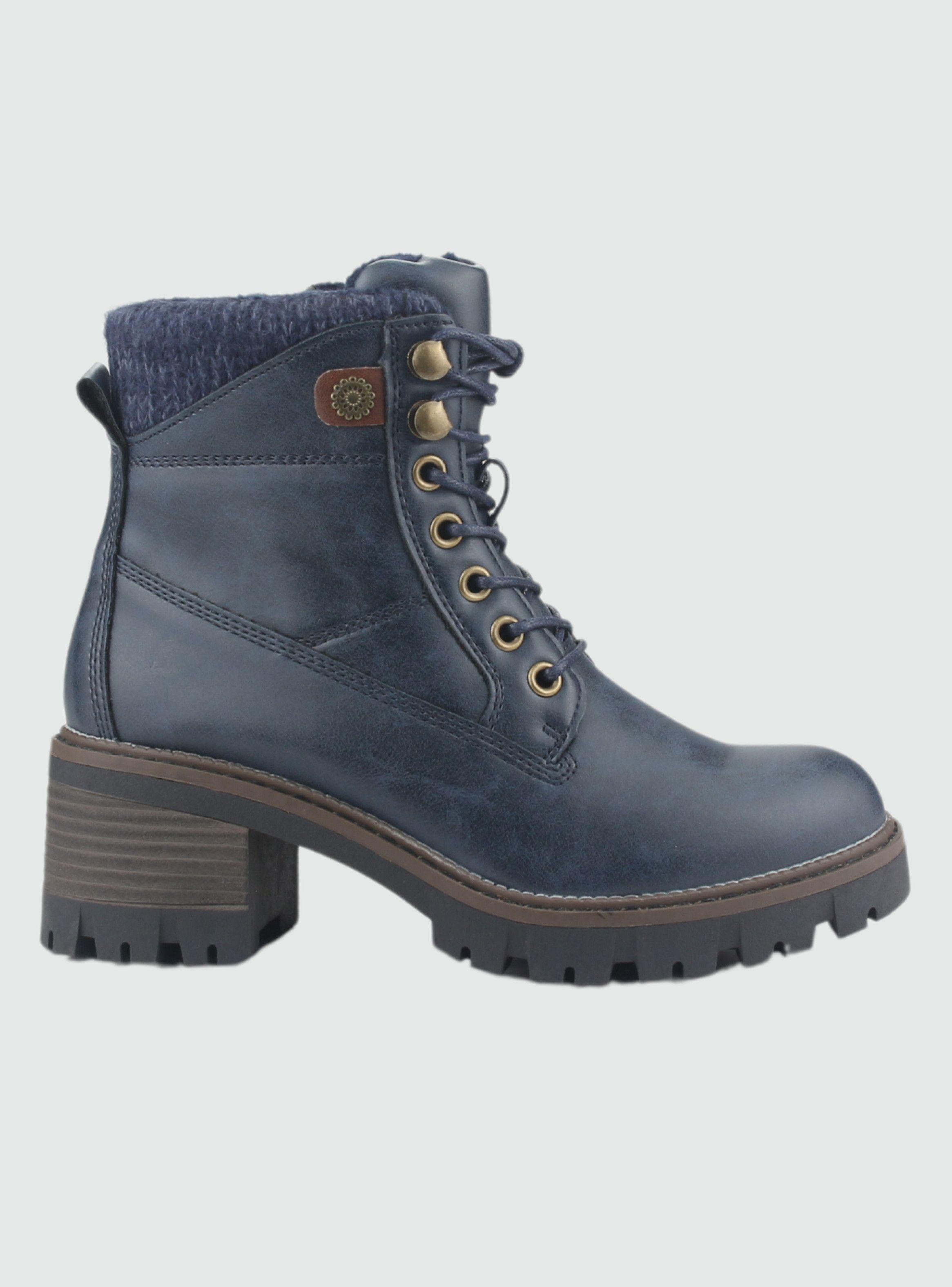 Botin Chalada Mujer Sindy-1 Azul Marino Casual-0