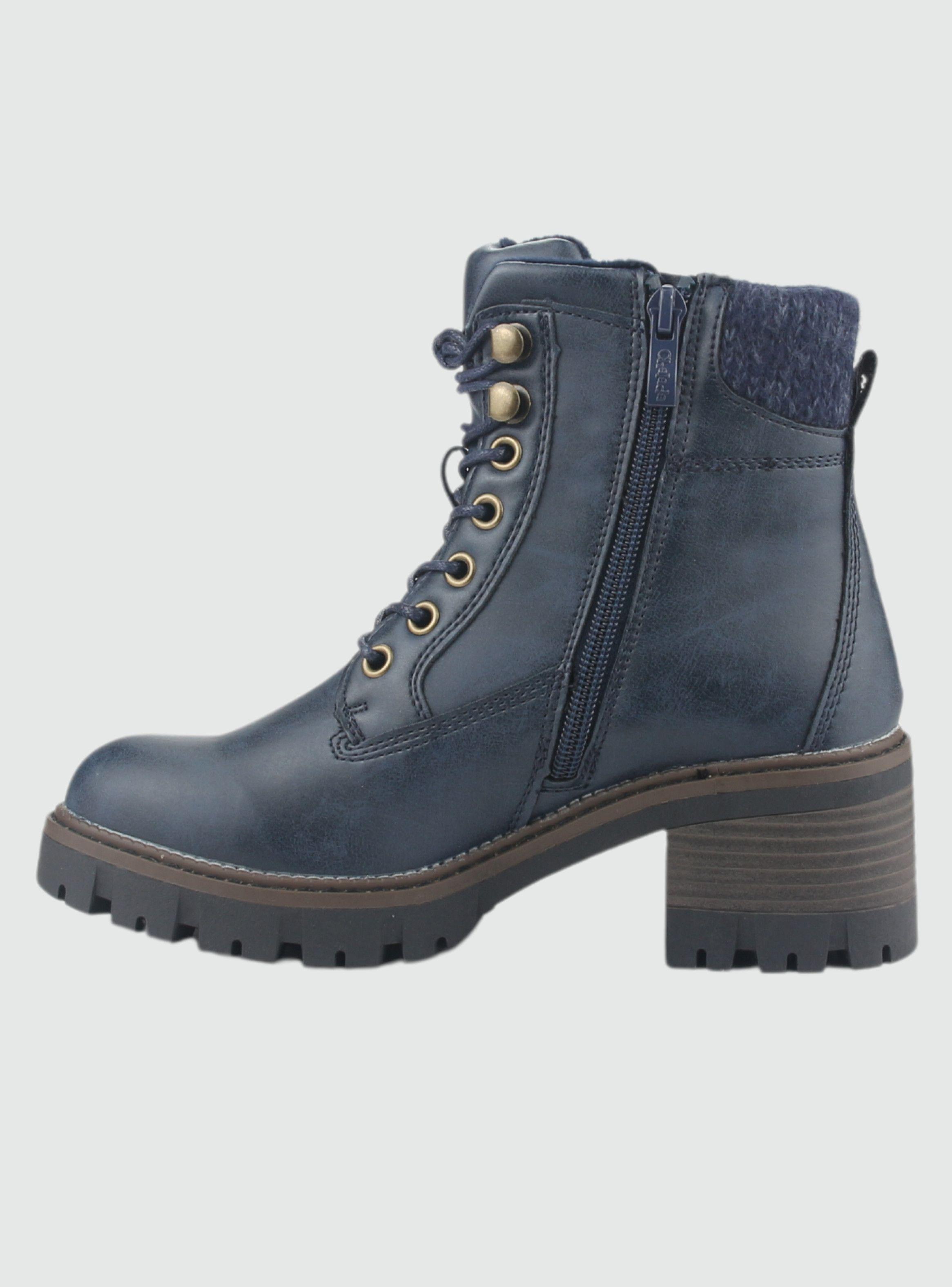 Botin Chalada Mujer Sindy-1 Azul Marino Casual-1