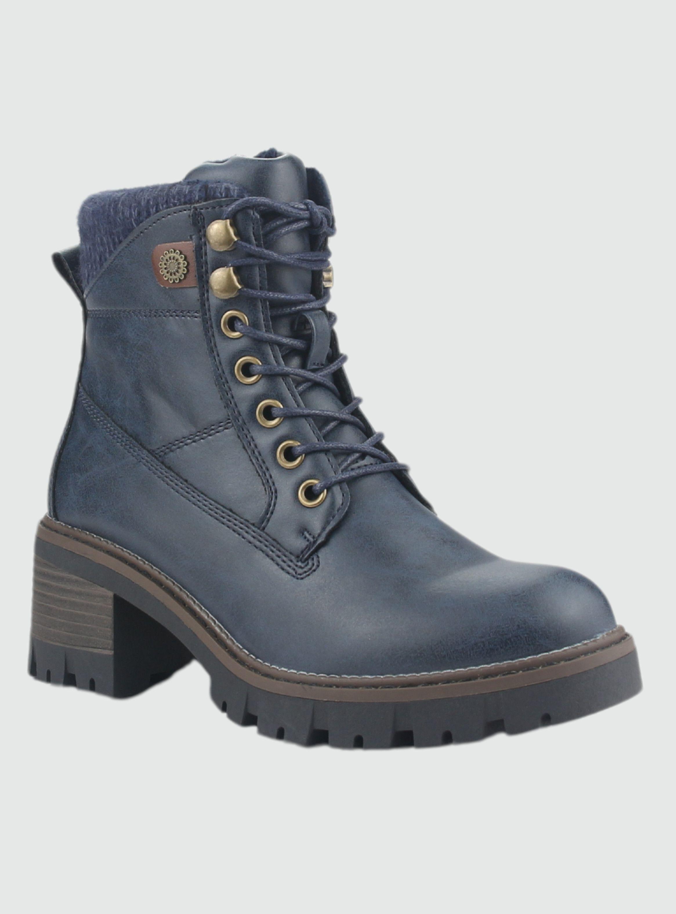 Botin Chalada Mujer Sindy-1 Azul Marino Casual-2