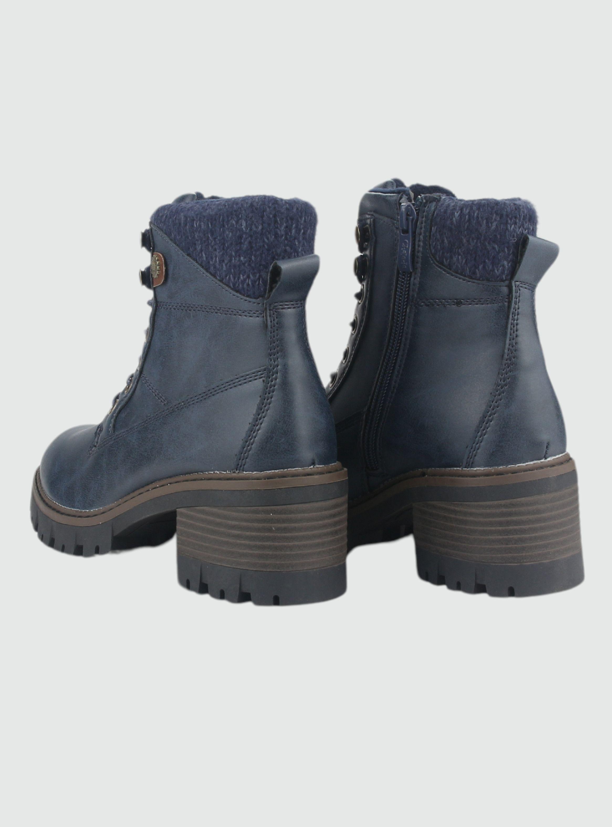 Botin Chalada Mujer Sindy-1 Azul Marino Casual-5