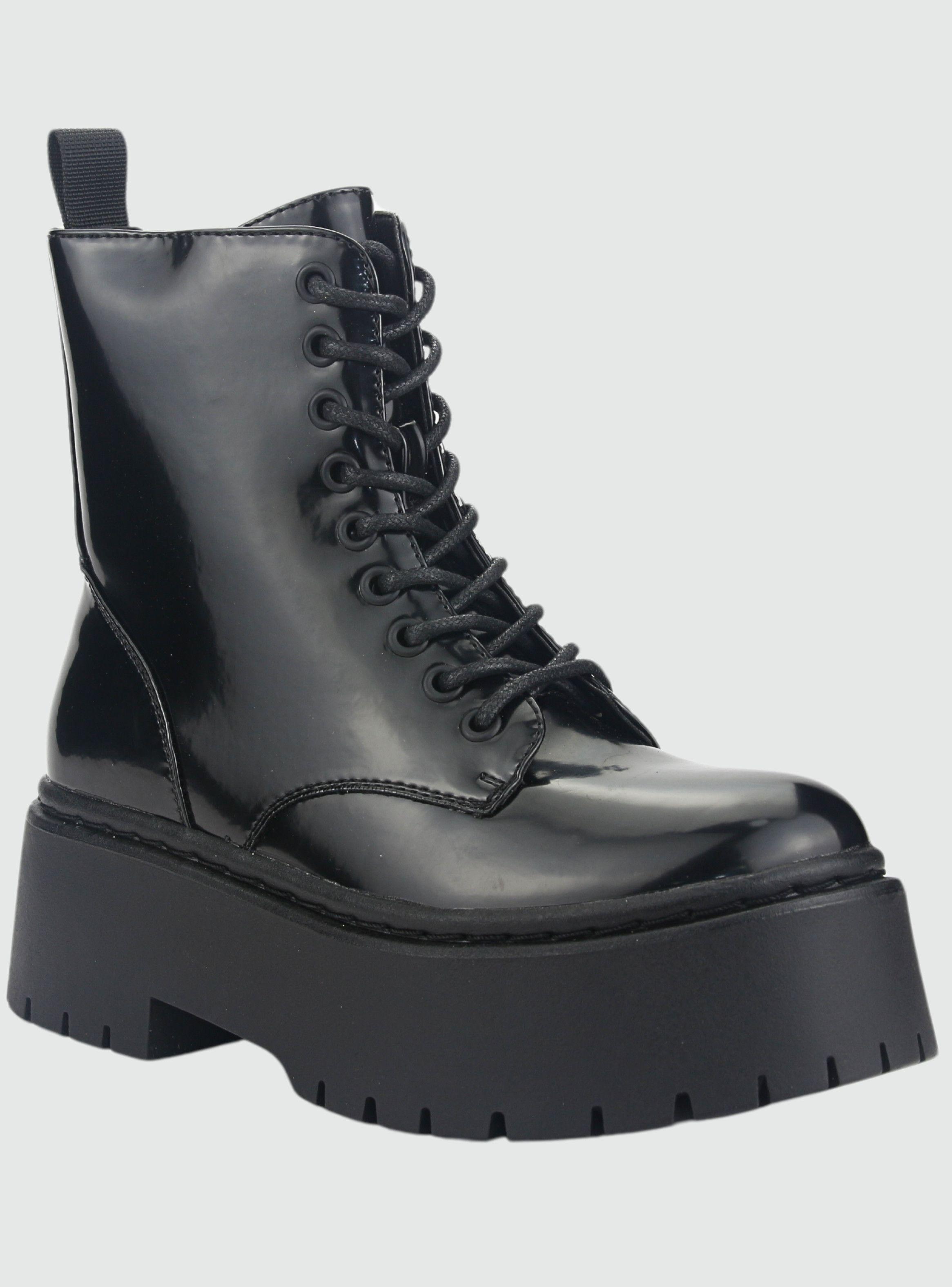 Botin Chalada Mujer Rust-20 Negro Casual-2