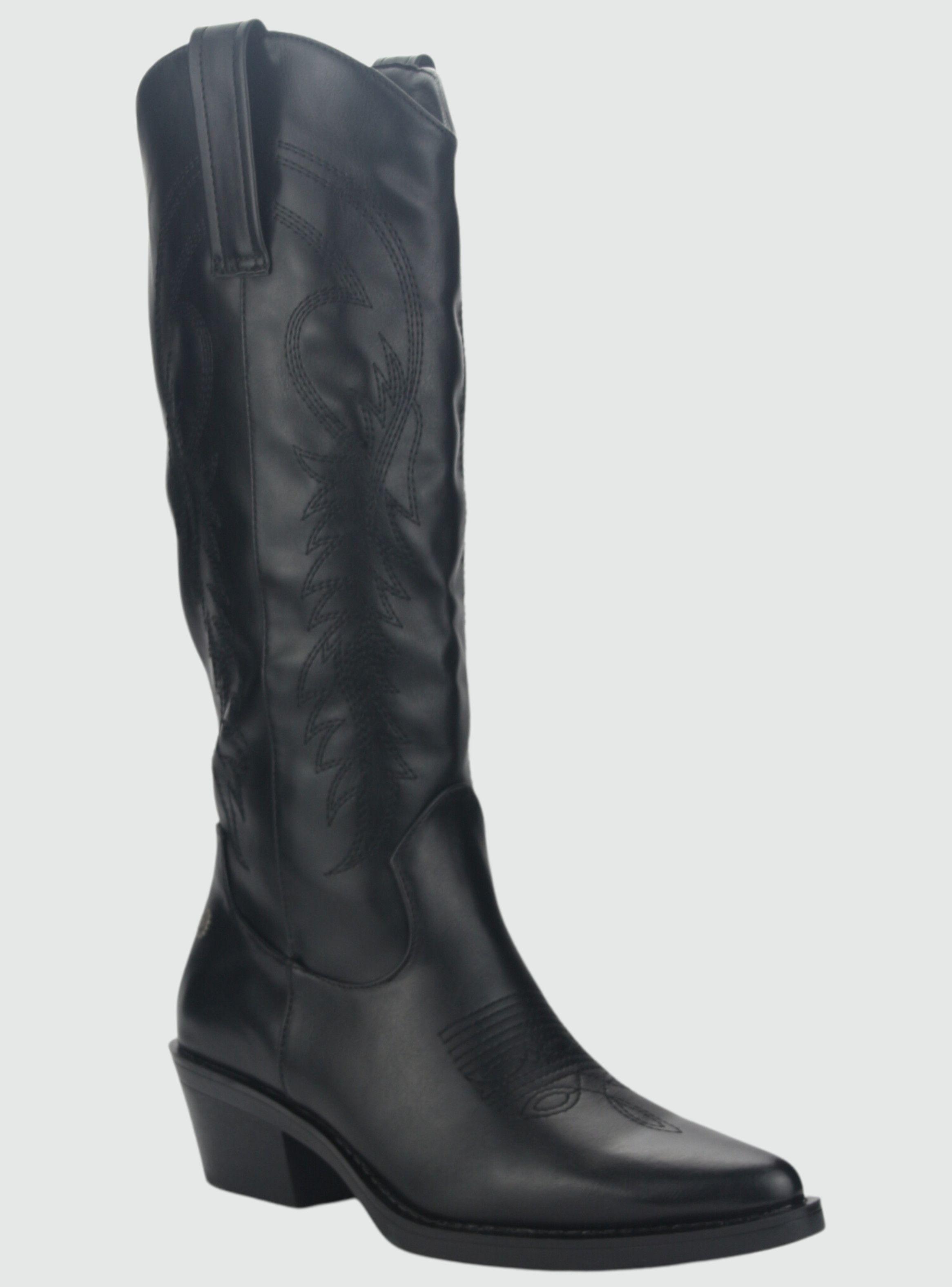 Bota Chalada Mujer West-20 Negro Casual-2