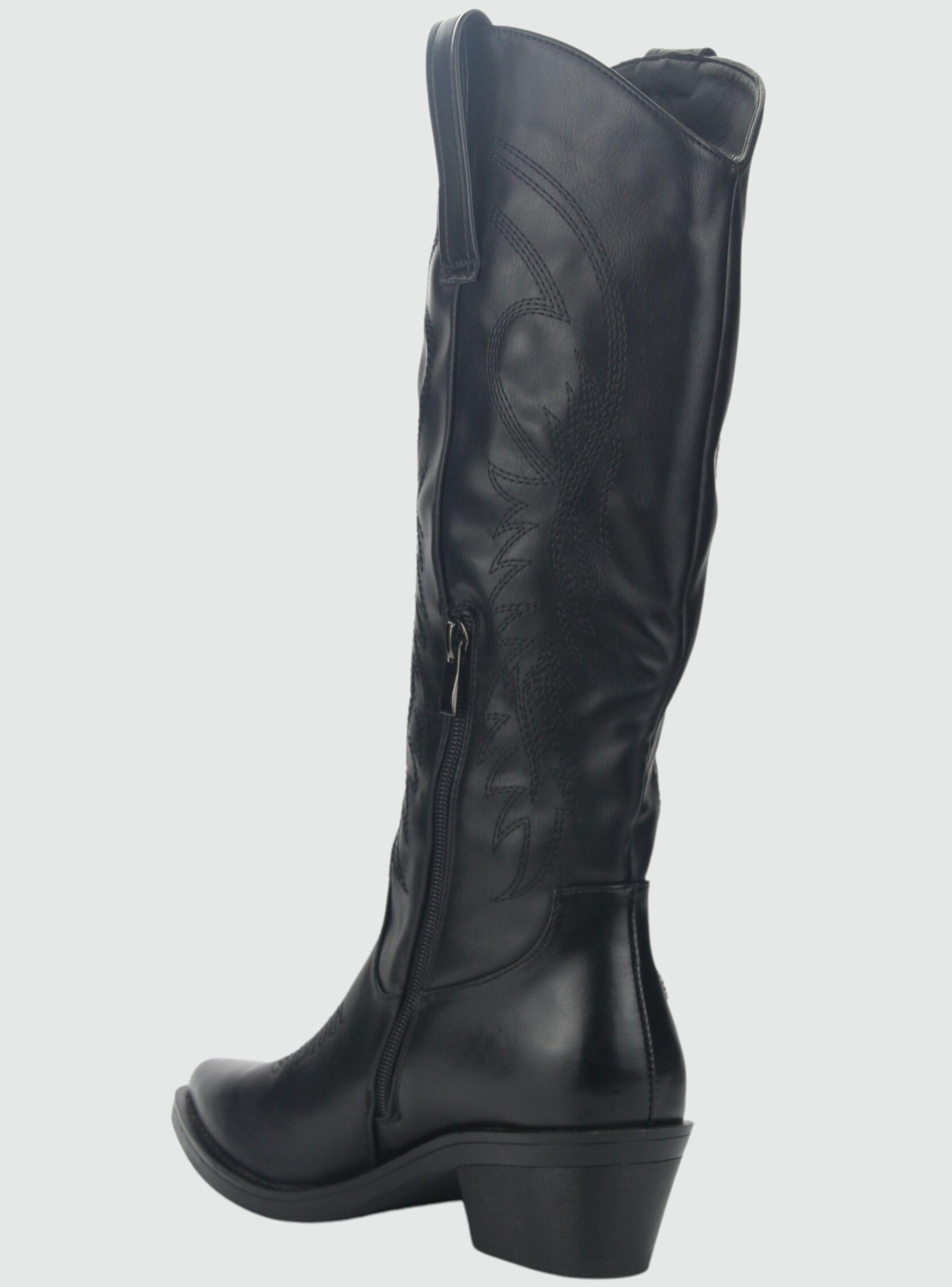 Bota Chalada Mujer West-20 Negro Casual-3