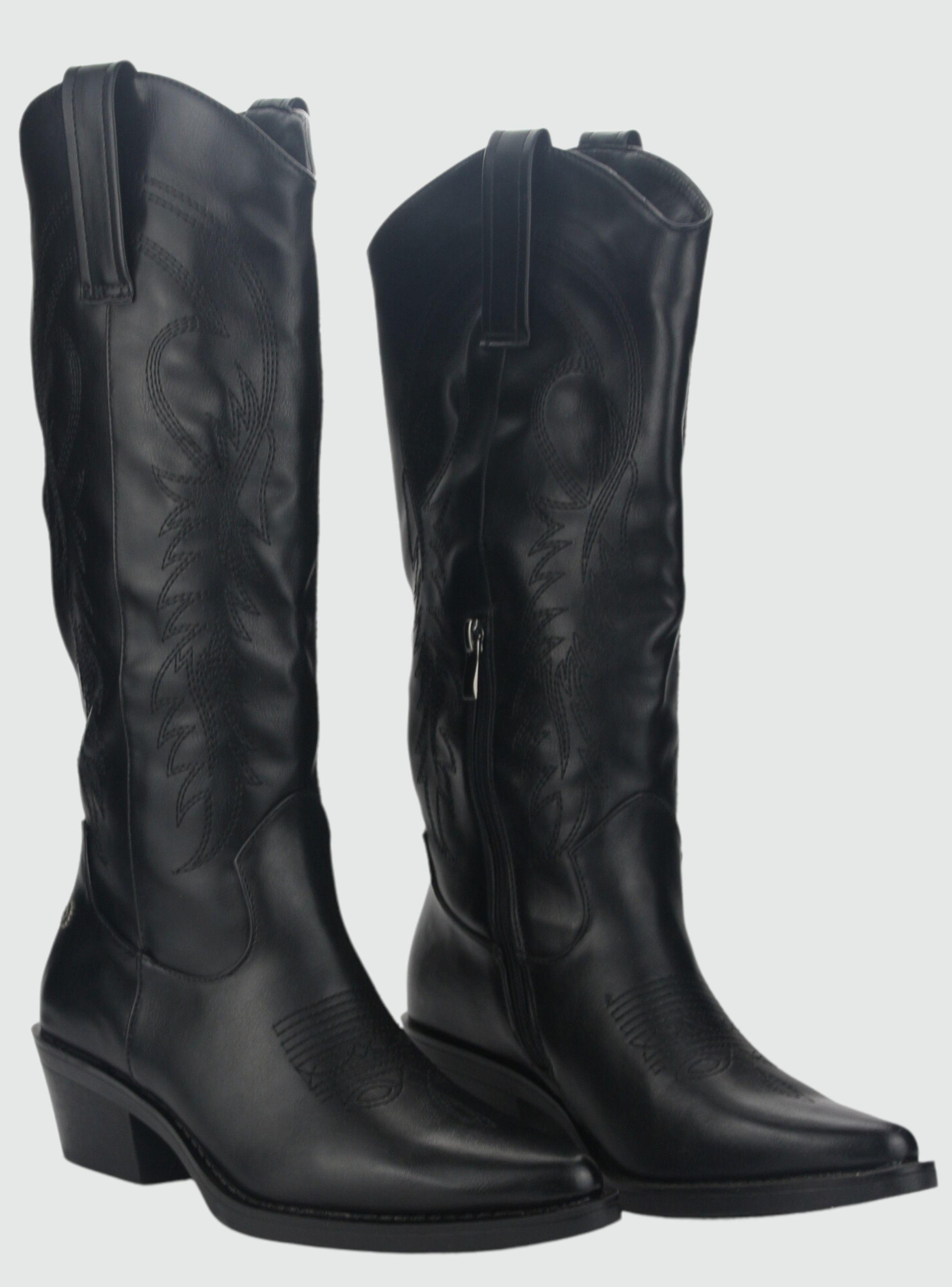 Bota Chalada Mujer West-20 Negro Casual-4