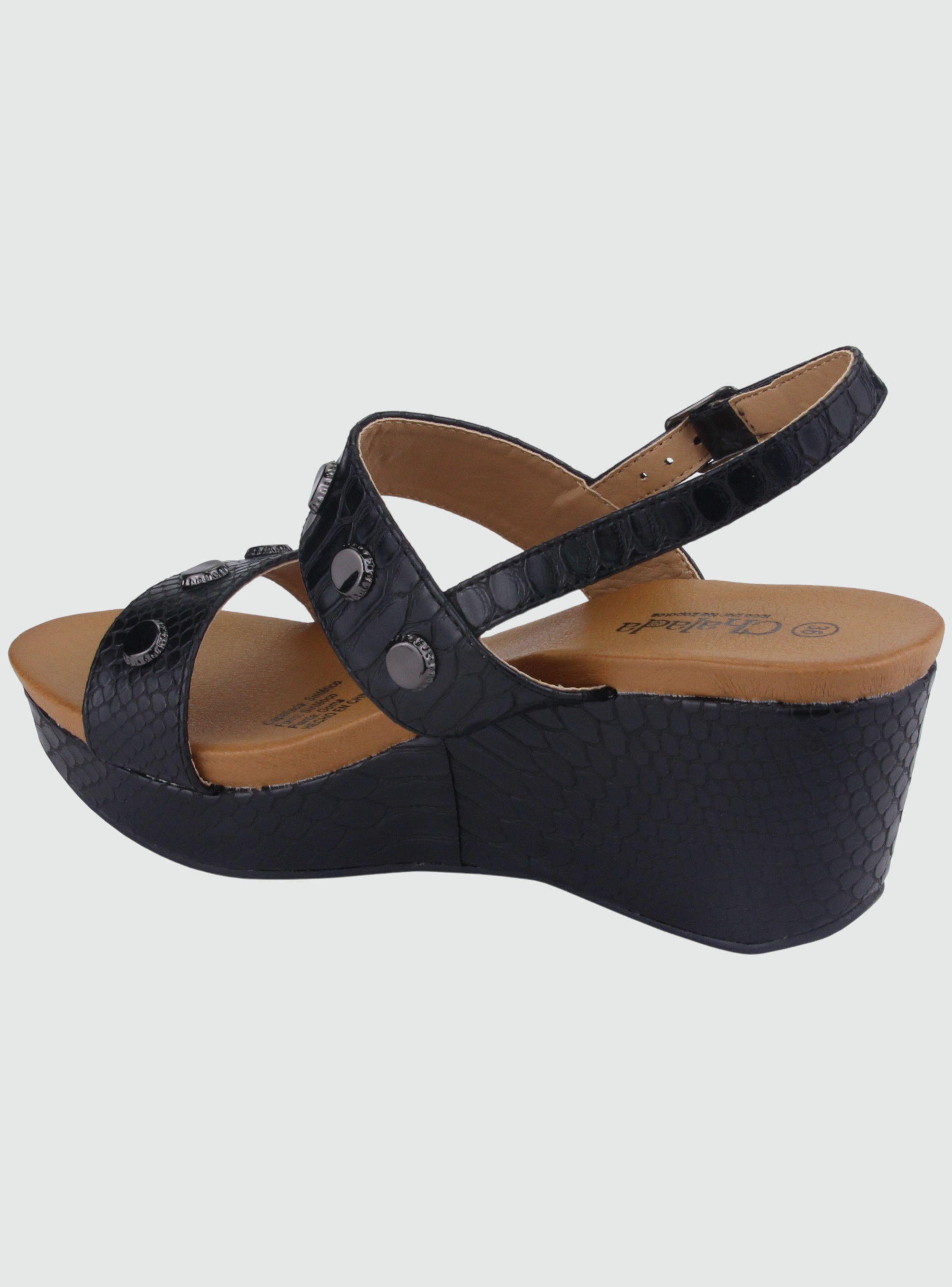 Sandalia Chalada Mujer Gitana-32 Negro Moda-1