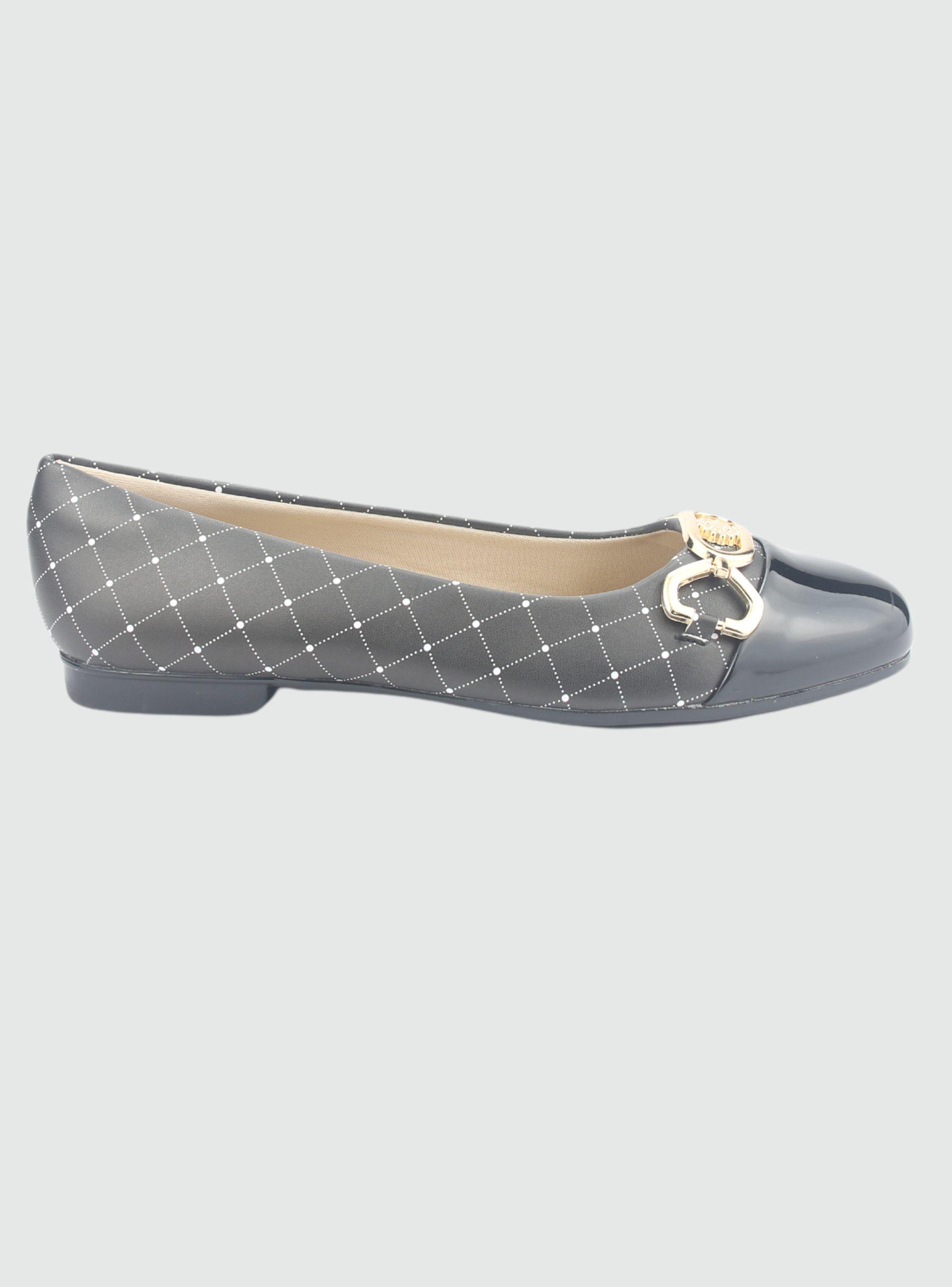 Zapato Chalada Mujer Nazzer-2 Negro Casual-0