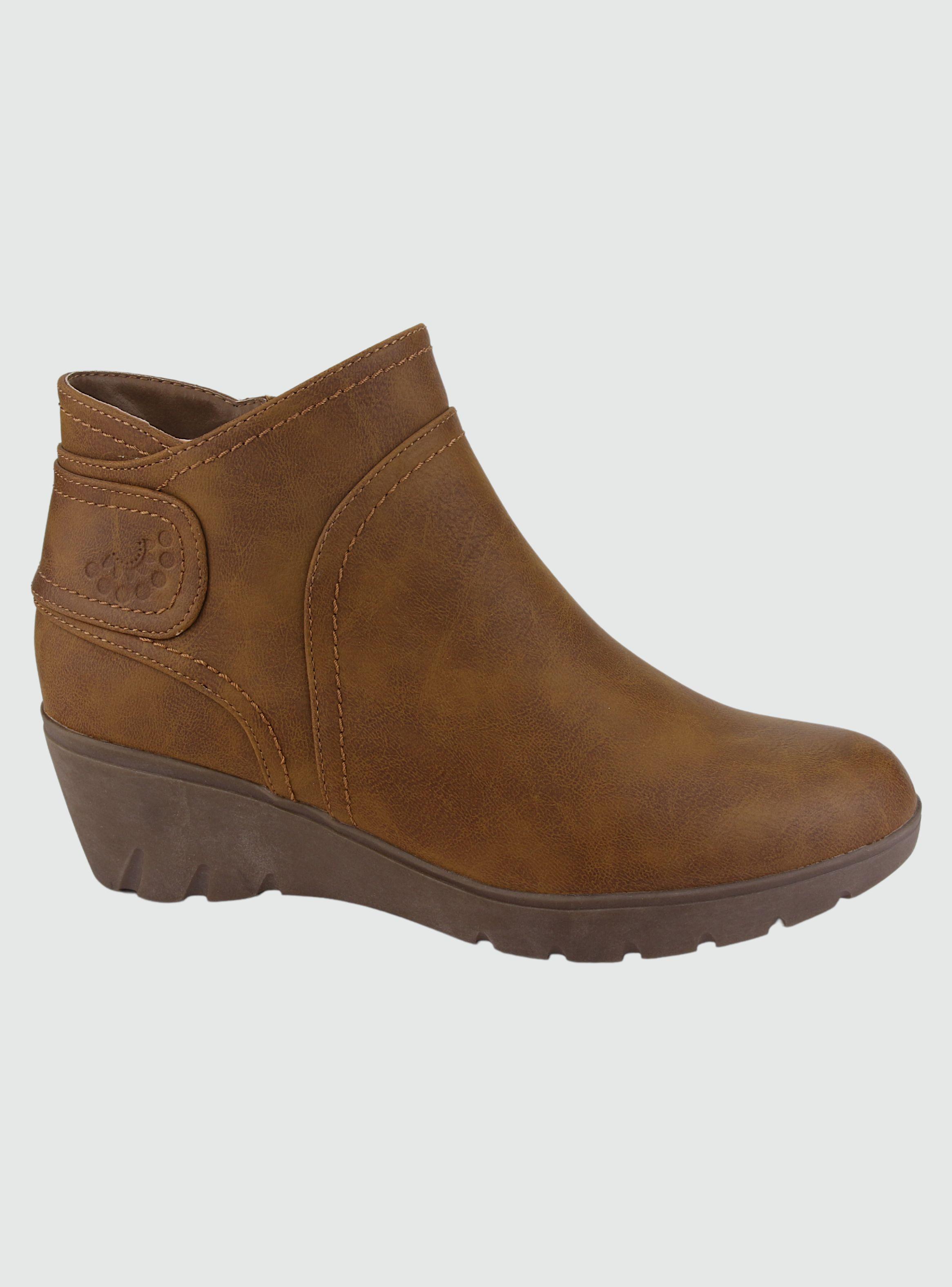 Botin Chalada Mujer Tanda-4 Camel Casual-0