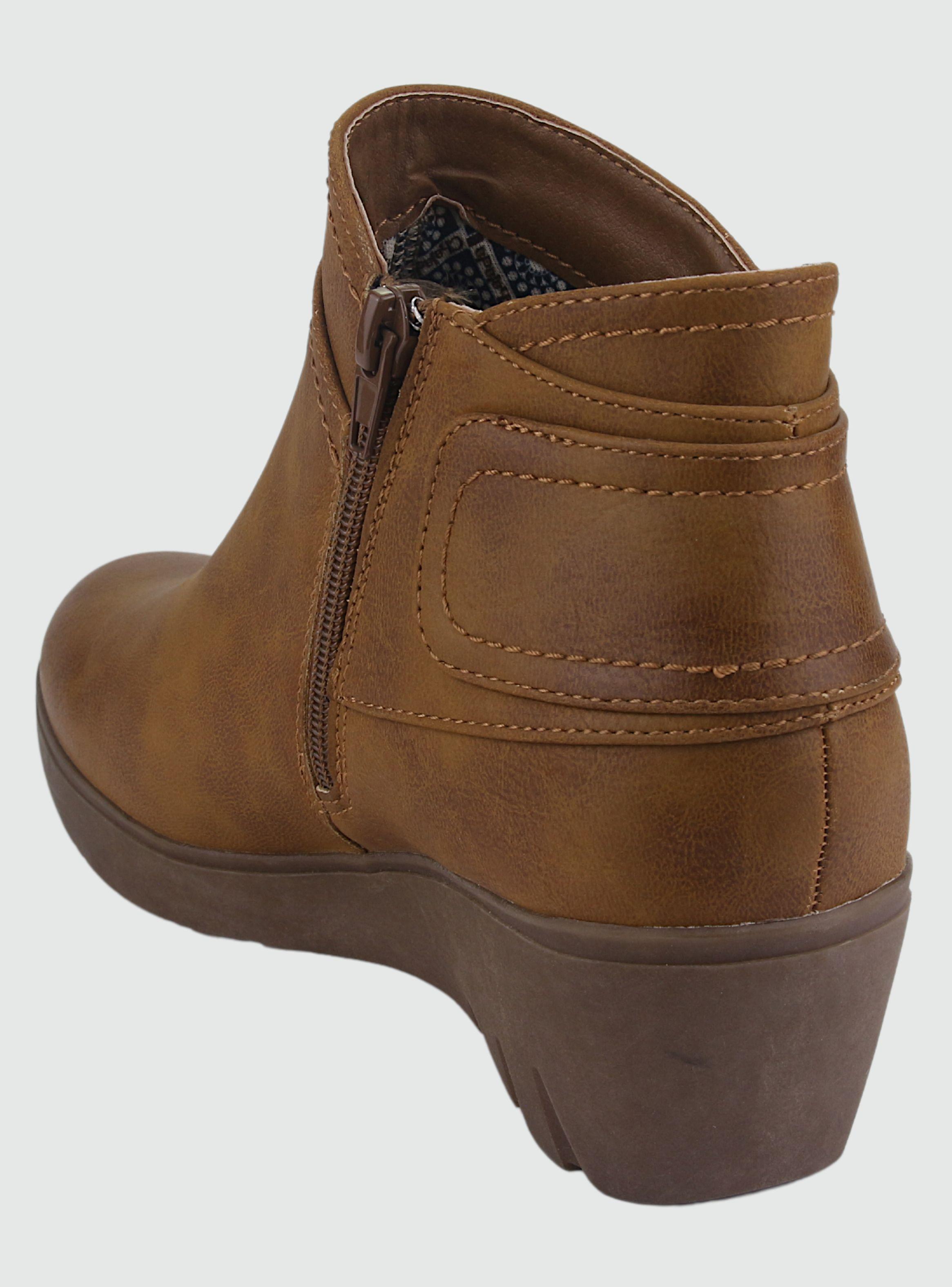Botin Chalada Mujer Tanda-4 Camel Casual-3