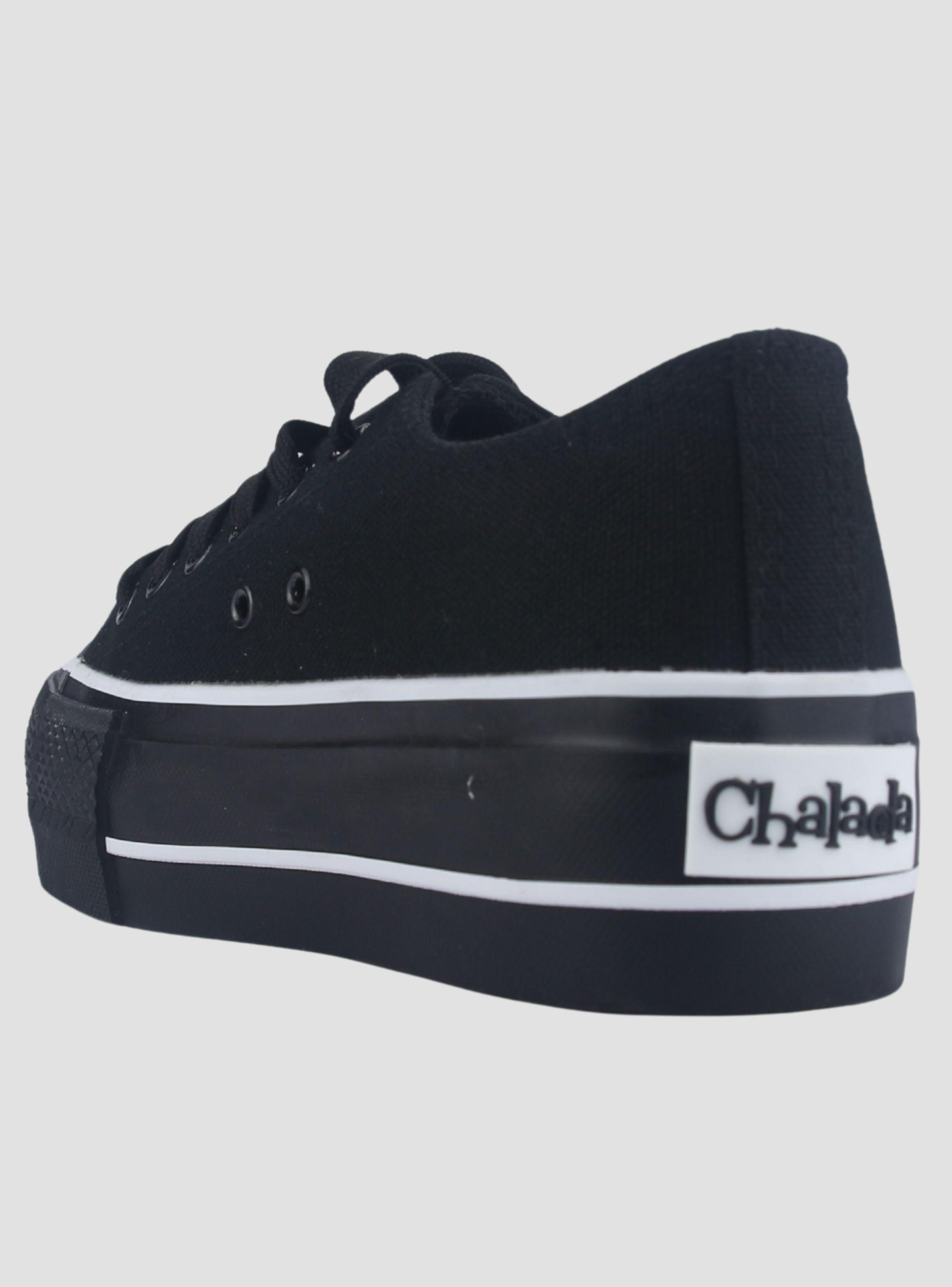 Zapatilla Chalada Mujer Cruni-1 Negro Urbano-3