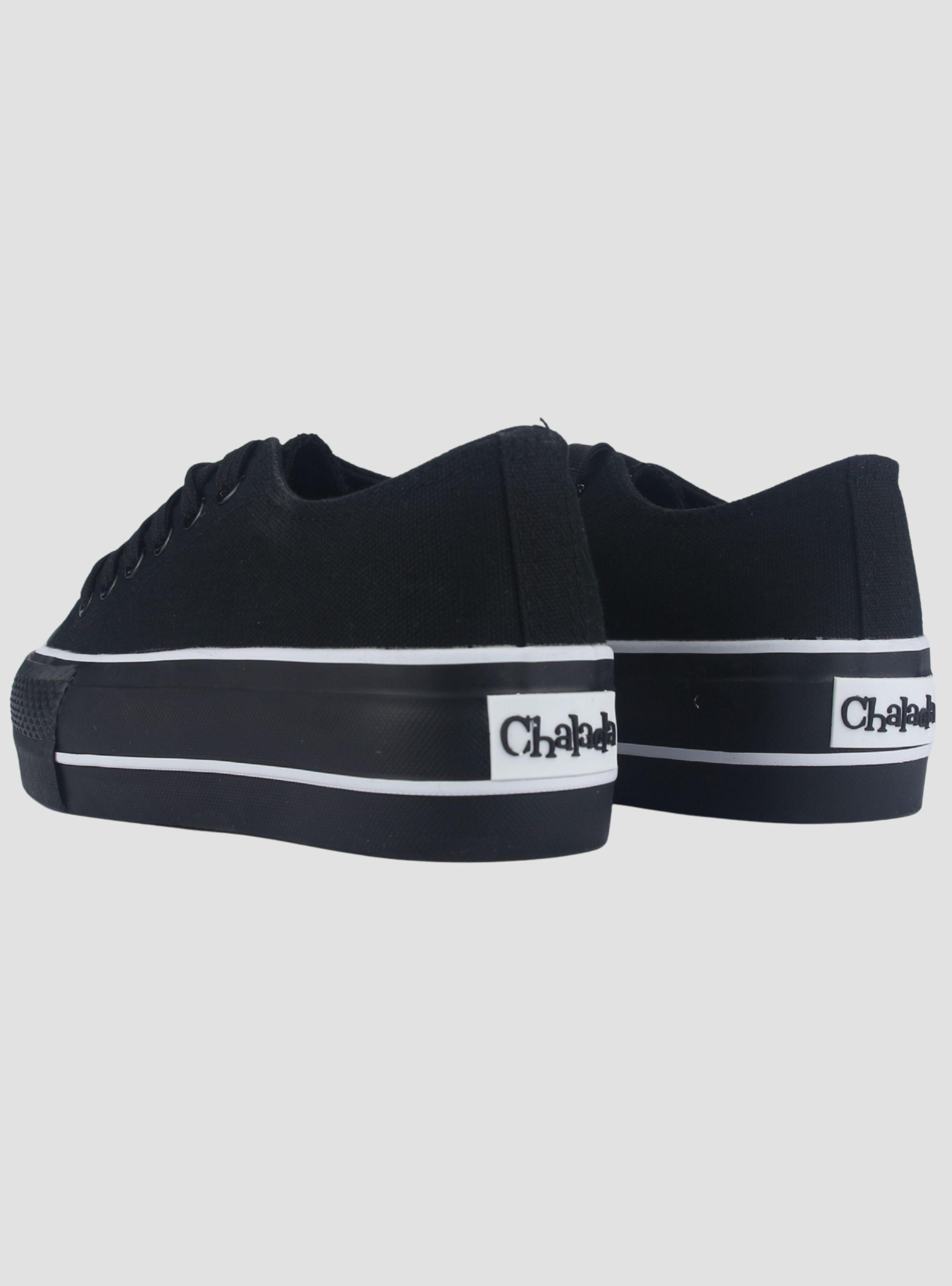 Zapatilla Chalada Mujer Cruni-1 Negro Urbano-5