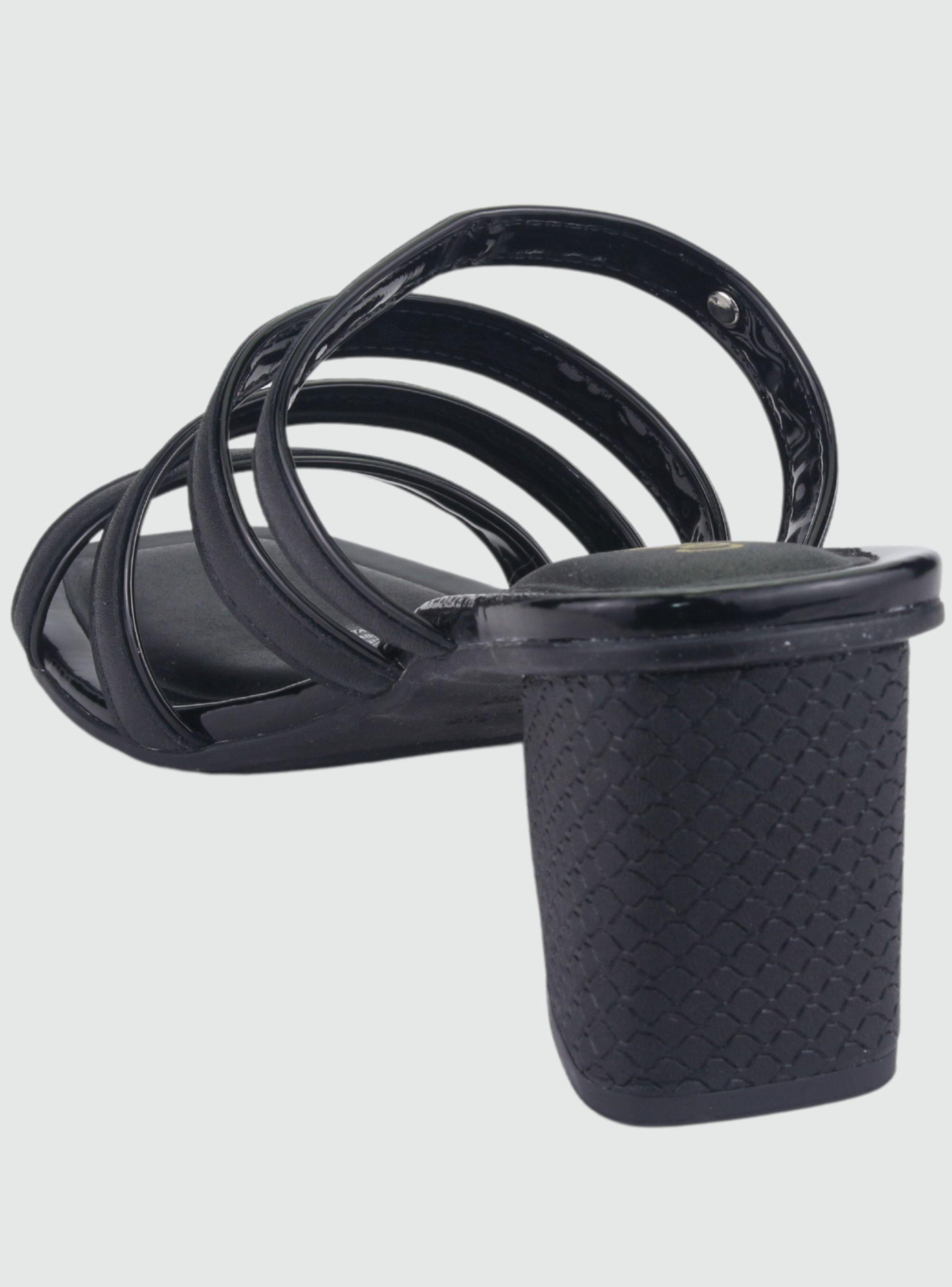 Sandalia Comfortflex Mujer 2274401 Negro Moda-3