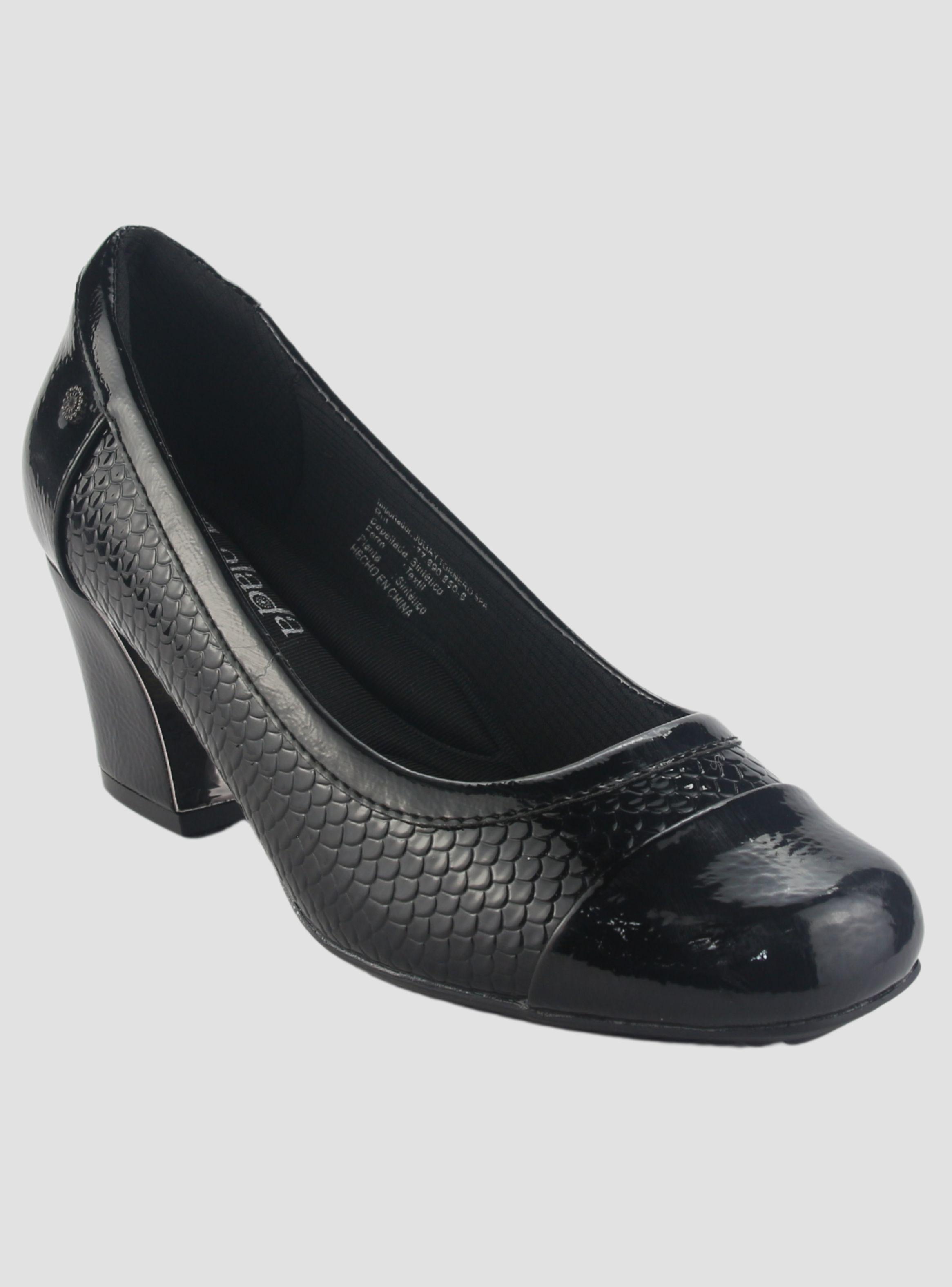 Zapato Chalada Mujer Carol-5 Negro Casual-2