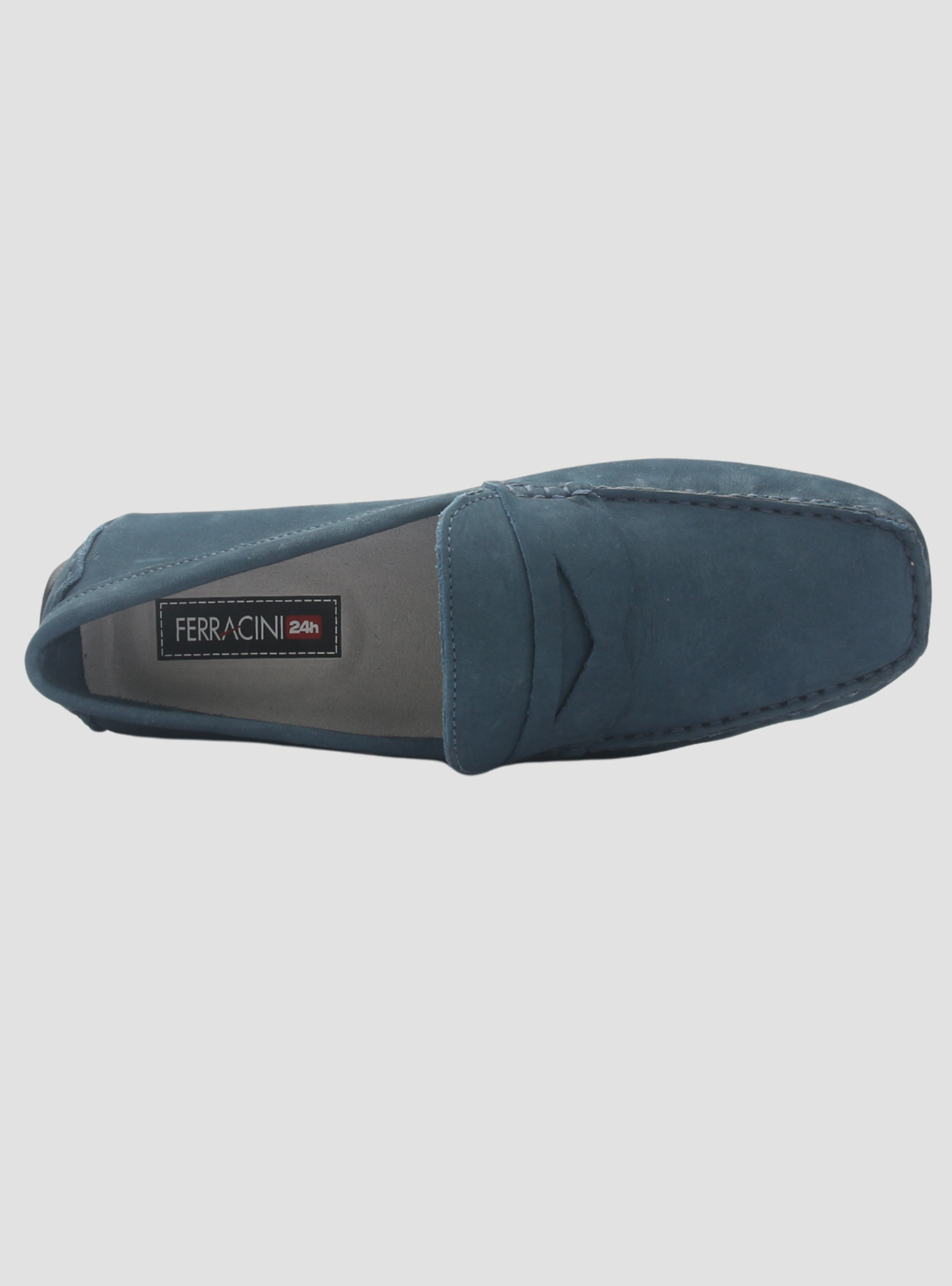 Mocasin Ferracini Hombre 2770 Mali Azul Marino Casual-4
