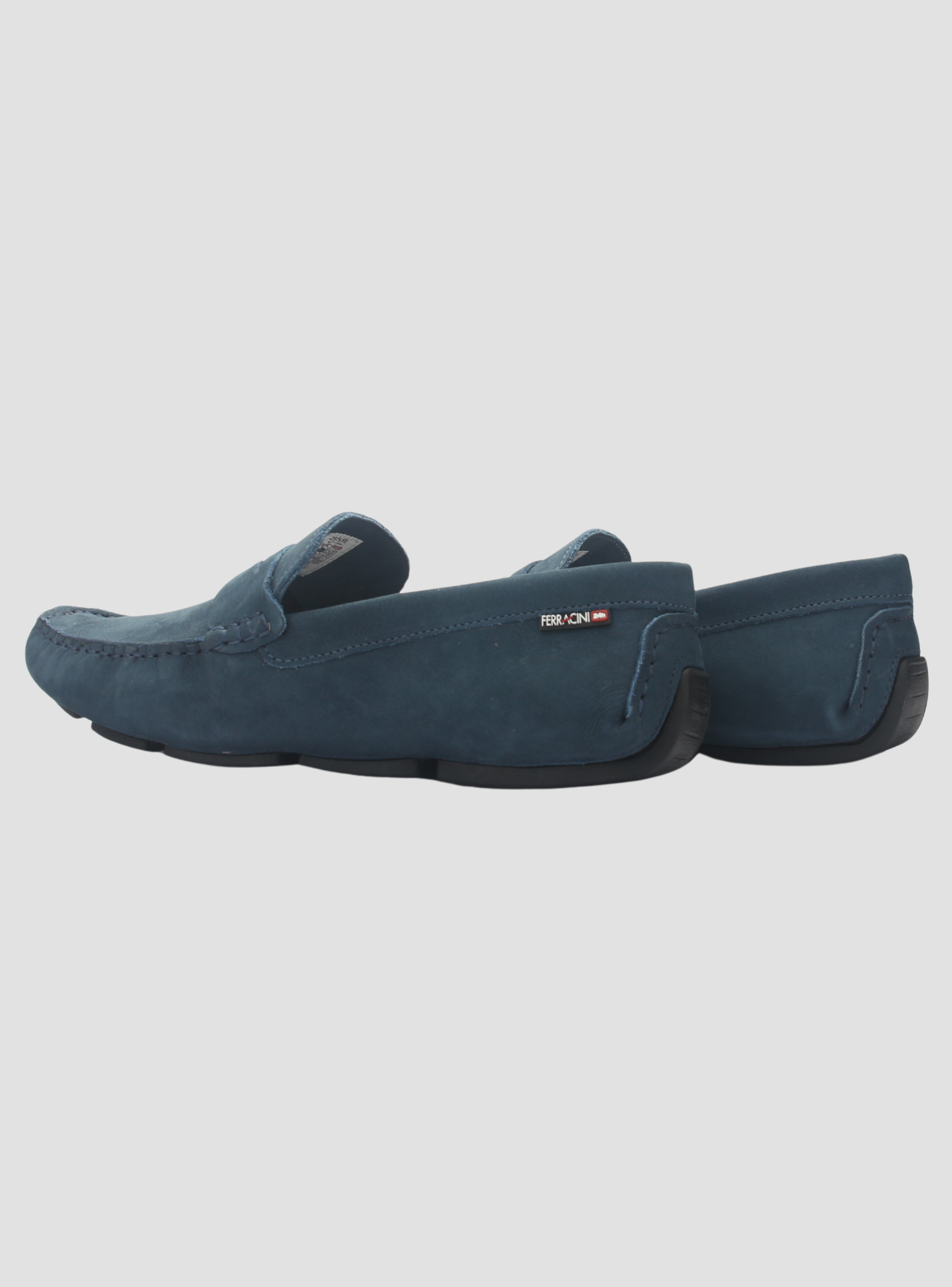 Mocasin Ferracini Hombre 2770 Mali Azul Marino Casual-7