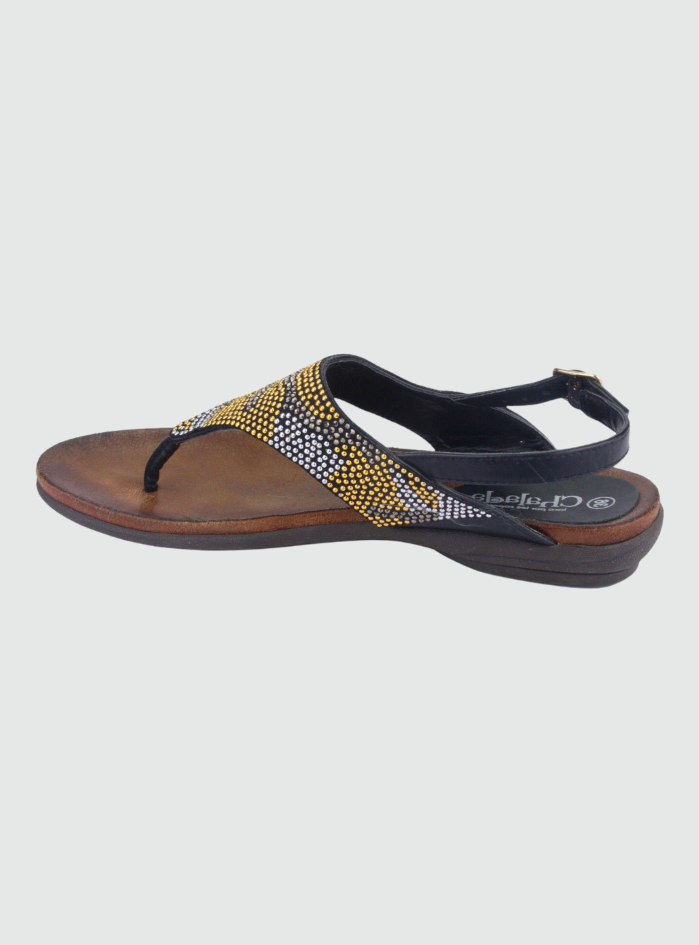 Sandalia Chalada Mujer Anatomic51 Negro Moda-1