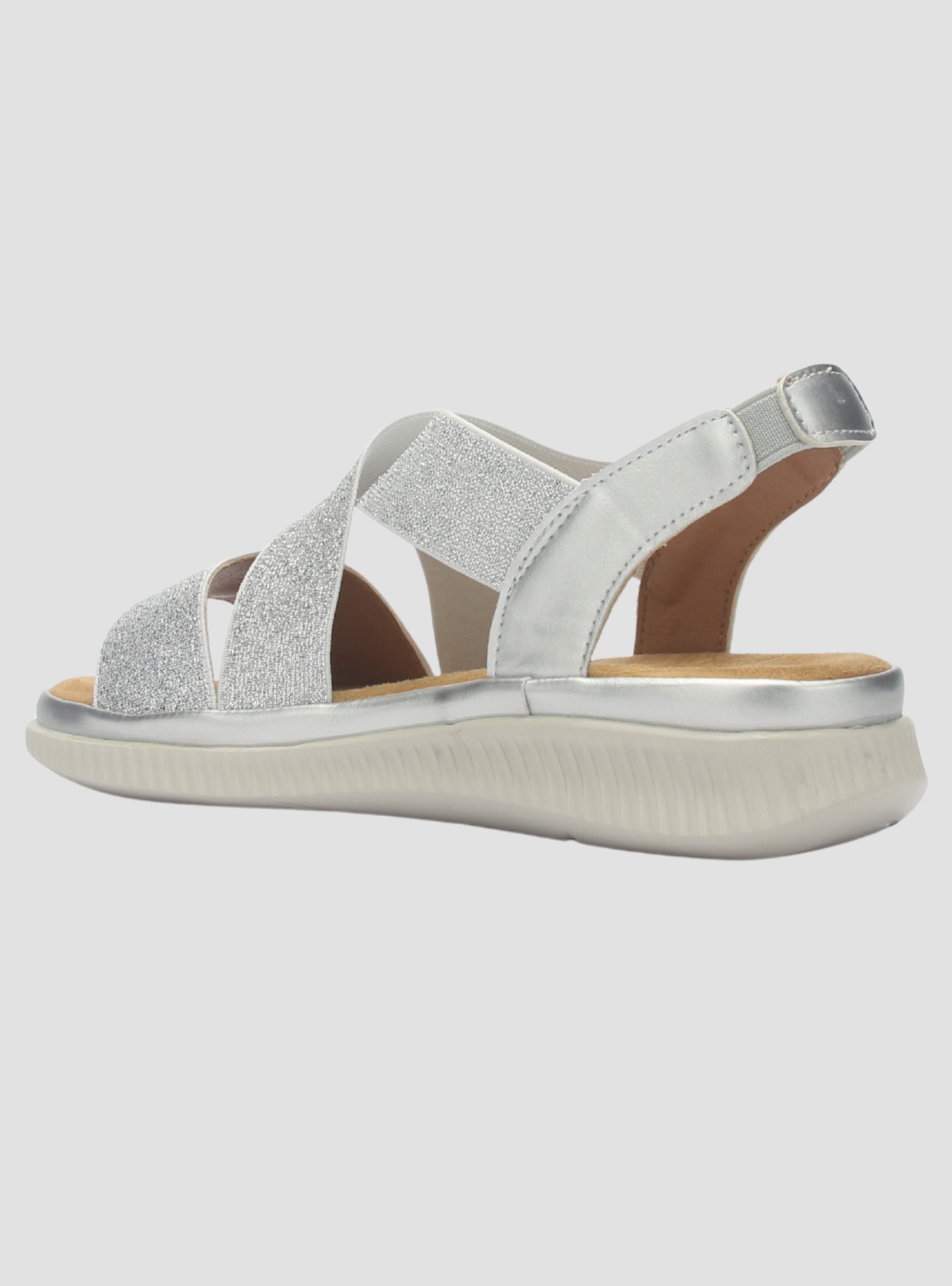 Sandalia Mujer Chalada Malibu-1 Plateado Casual-3