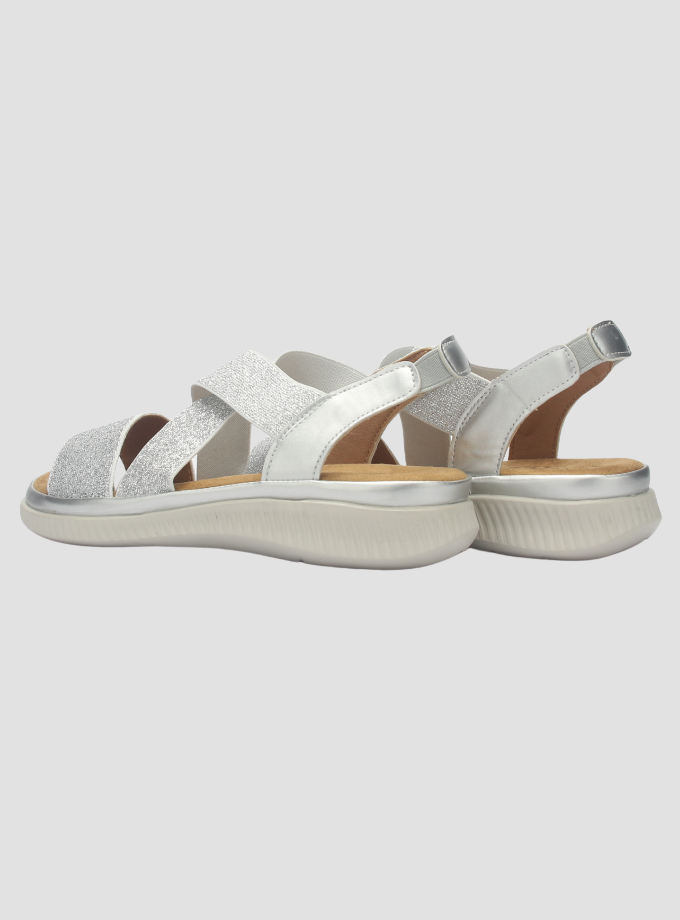 Sandalia Mujer Chalada Malibu-1 Plateado Casual-5