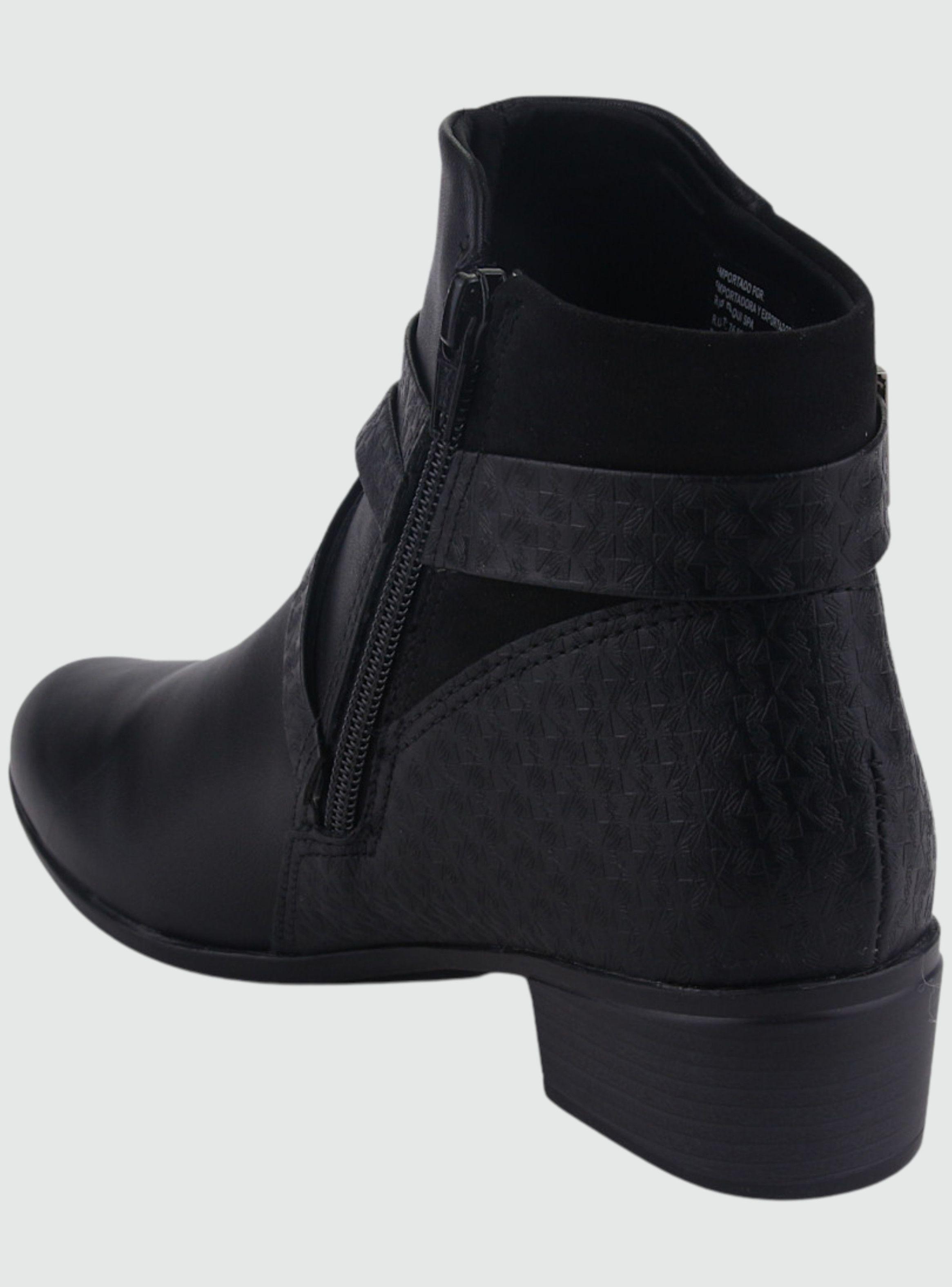 Botin Comfortflex Mujer 2286303 Negro Casual-3