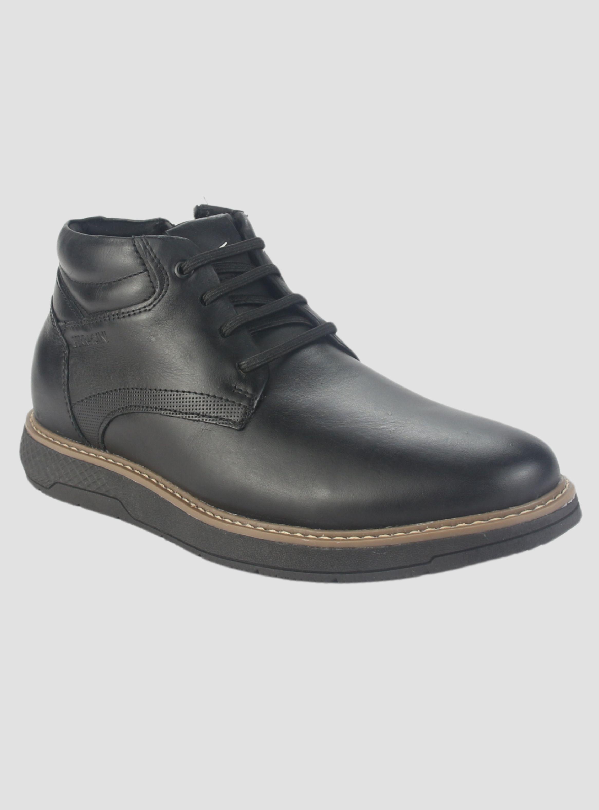 Botin Ferracini Hombre 4172 Wembley Negro Casual-2