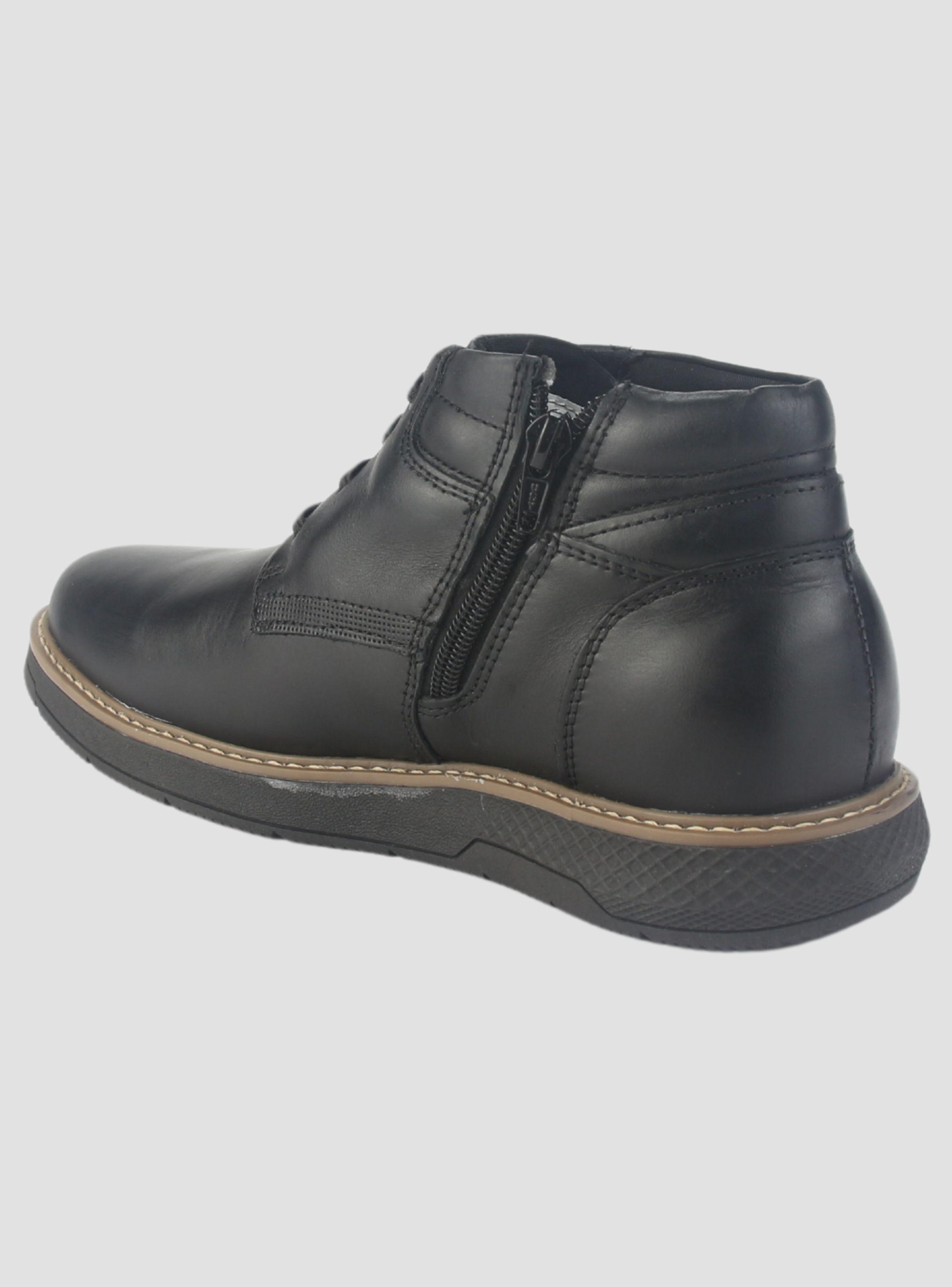 Botin Ferracini Hombre 4172 Wembley Negro Casual-3
