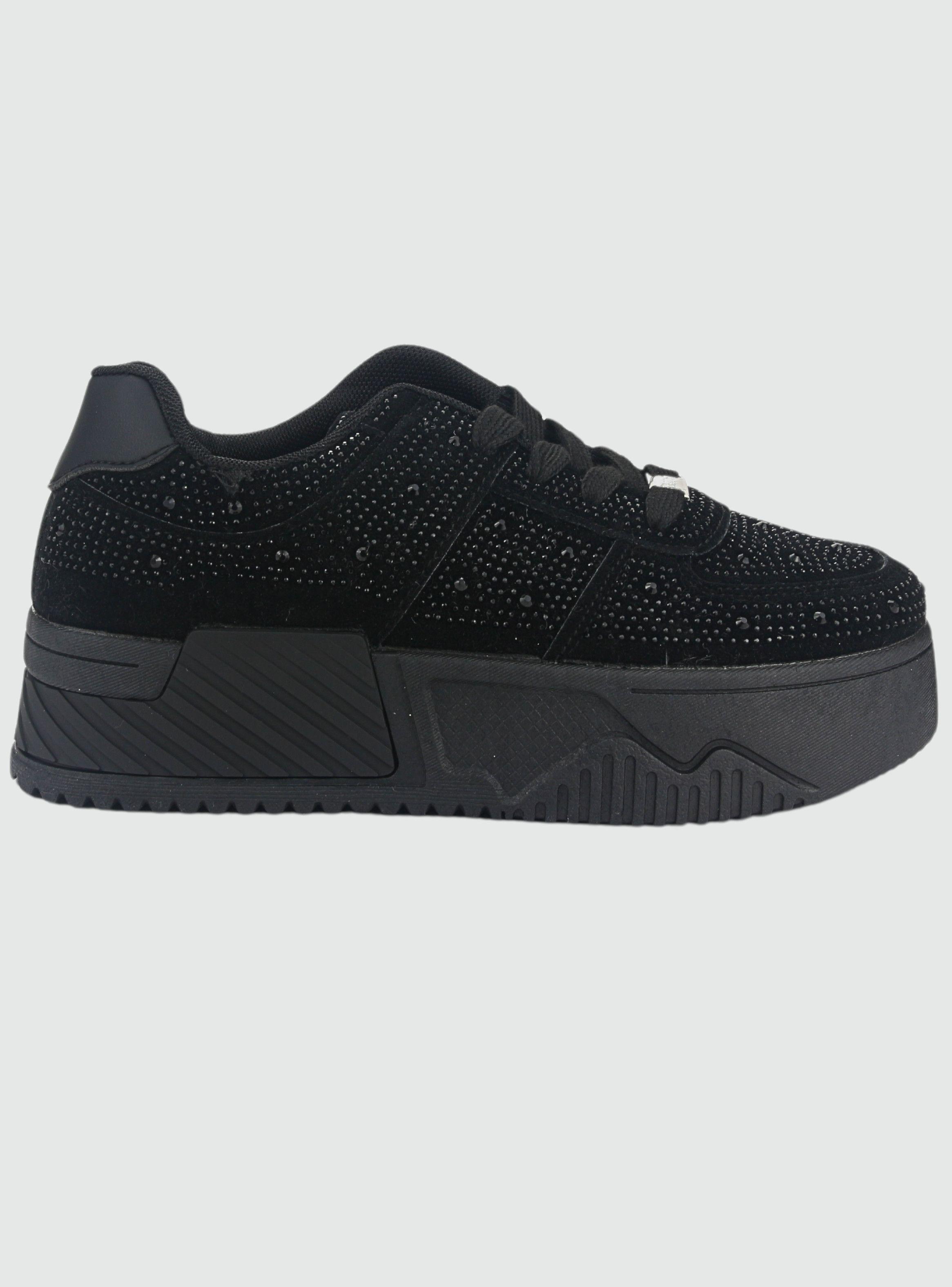 Zapatilla Chalada Mujer Mind-1 Negro Urbano-0