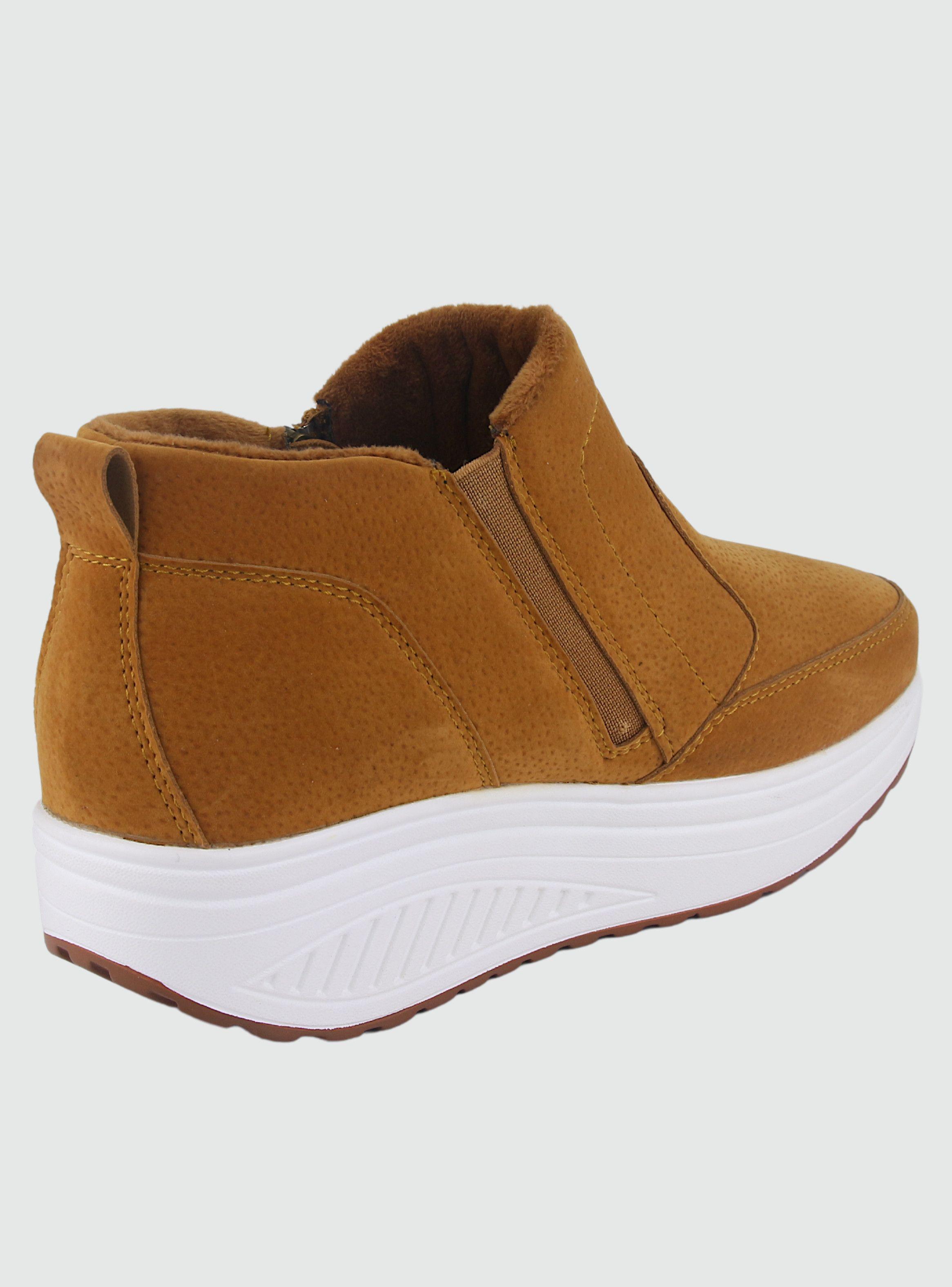 Botin Funway Mujer Tija-32 Camel Casual-3