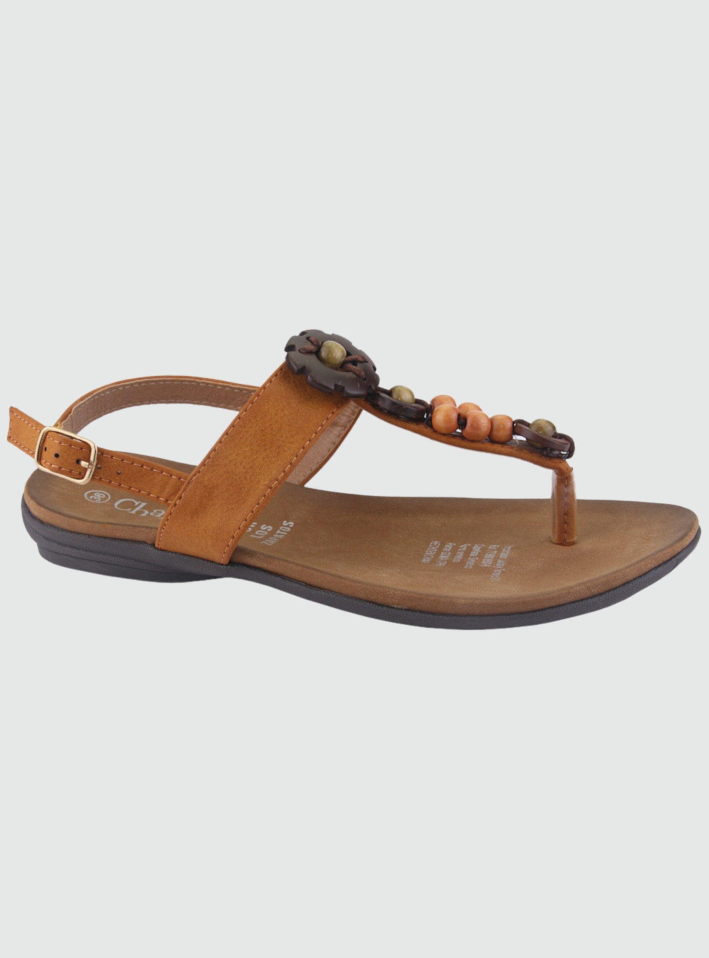 Sandalia Chalada Mujer Anatomic75 Camel Moda-0