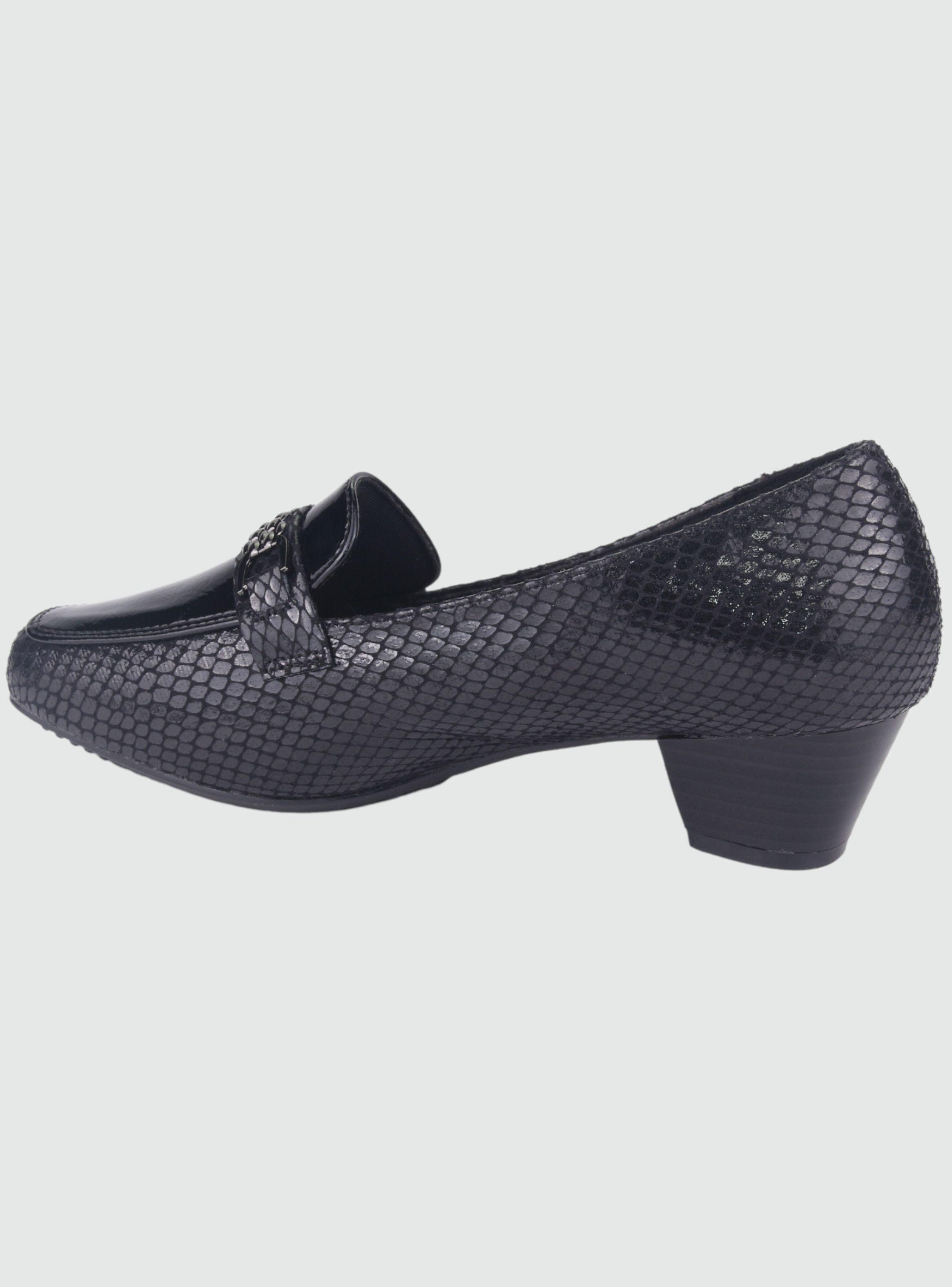 Zapato Chalada Mujer Flexi-3 Negro Casual-1