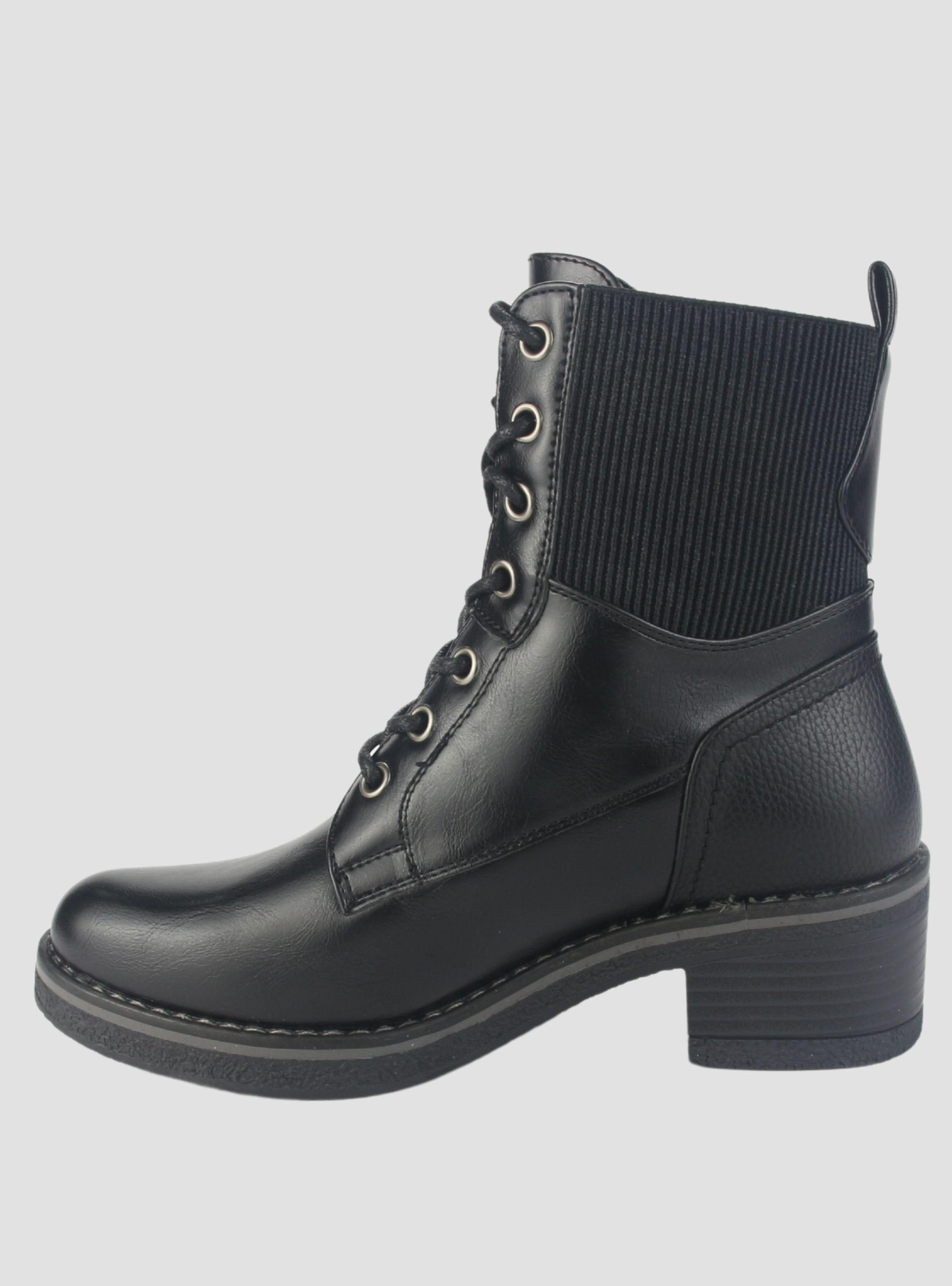 Botin Chalada Mujer Brike-2 Negro Casual-1