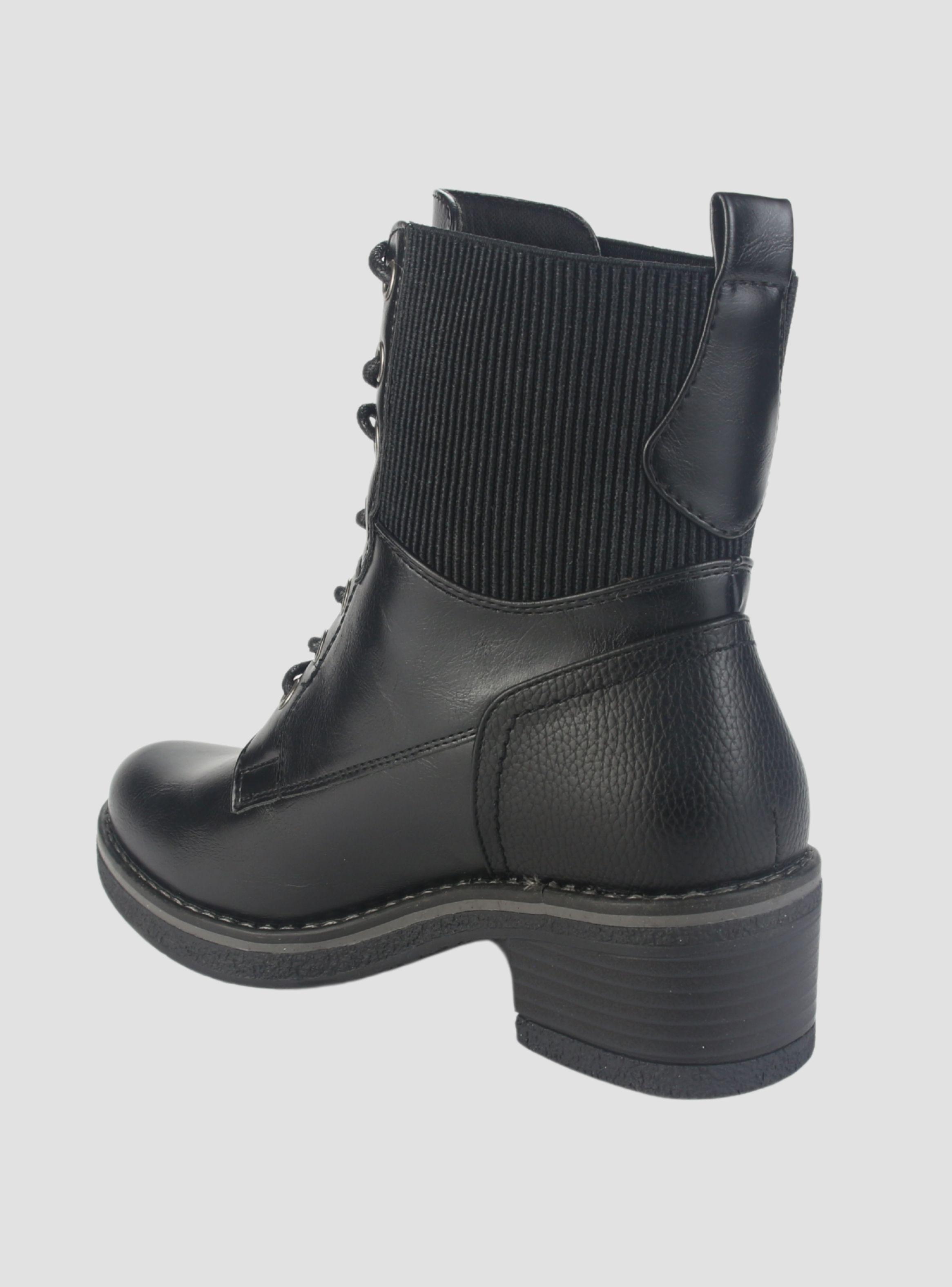 Botin Chalada Mujer Brike-2 Negro Casual-3