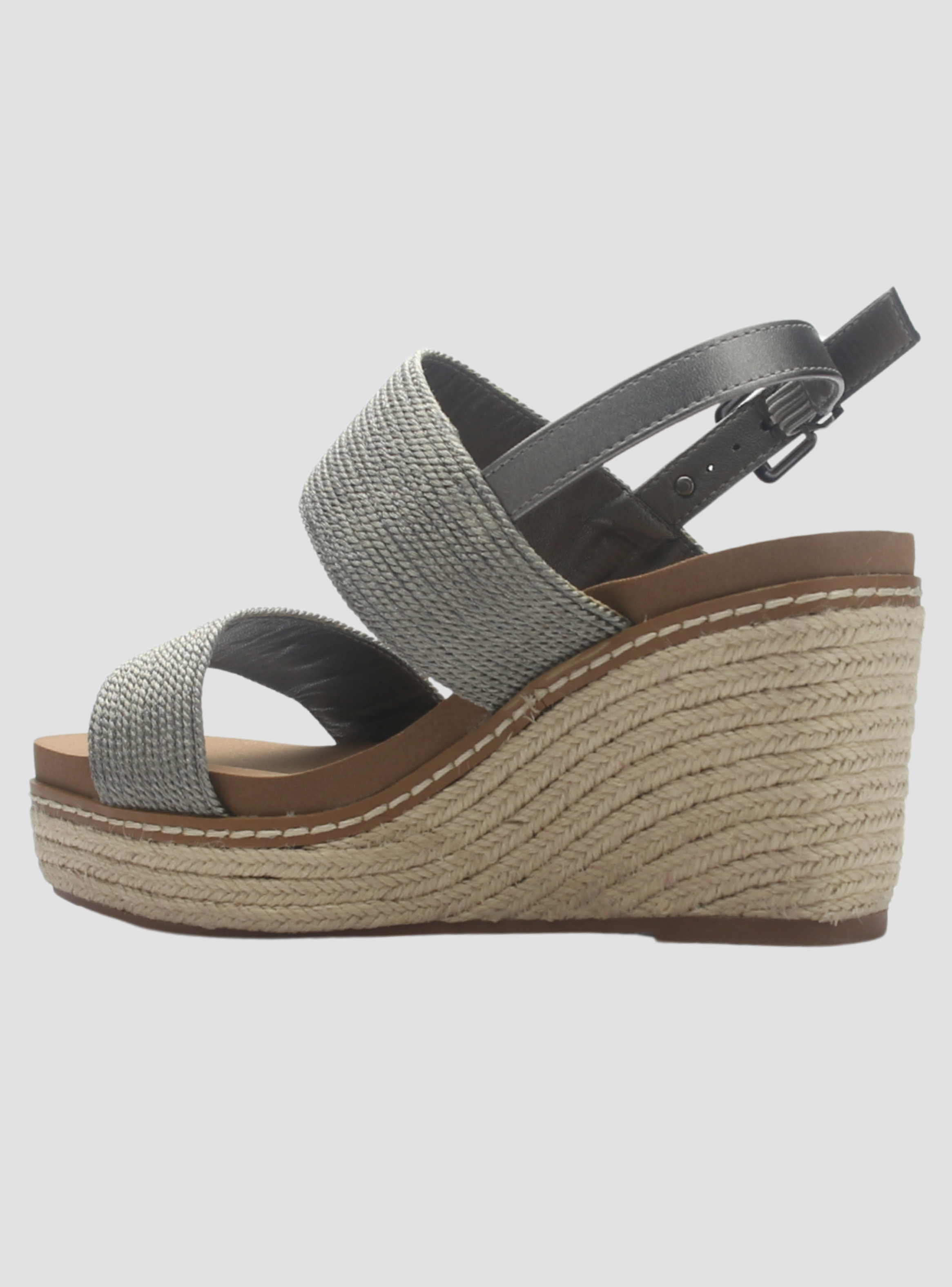 Sandalia de mujer Plateada Casual Chalada Polefom-1-3