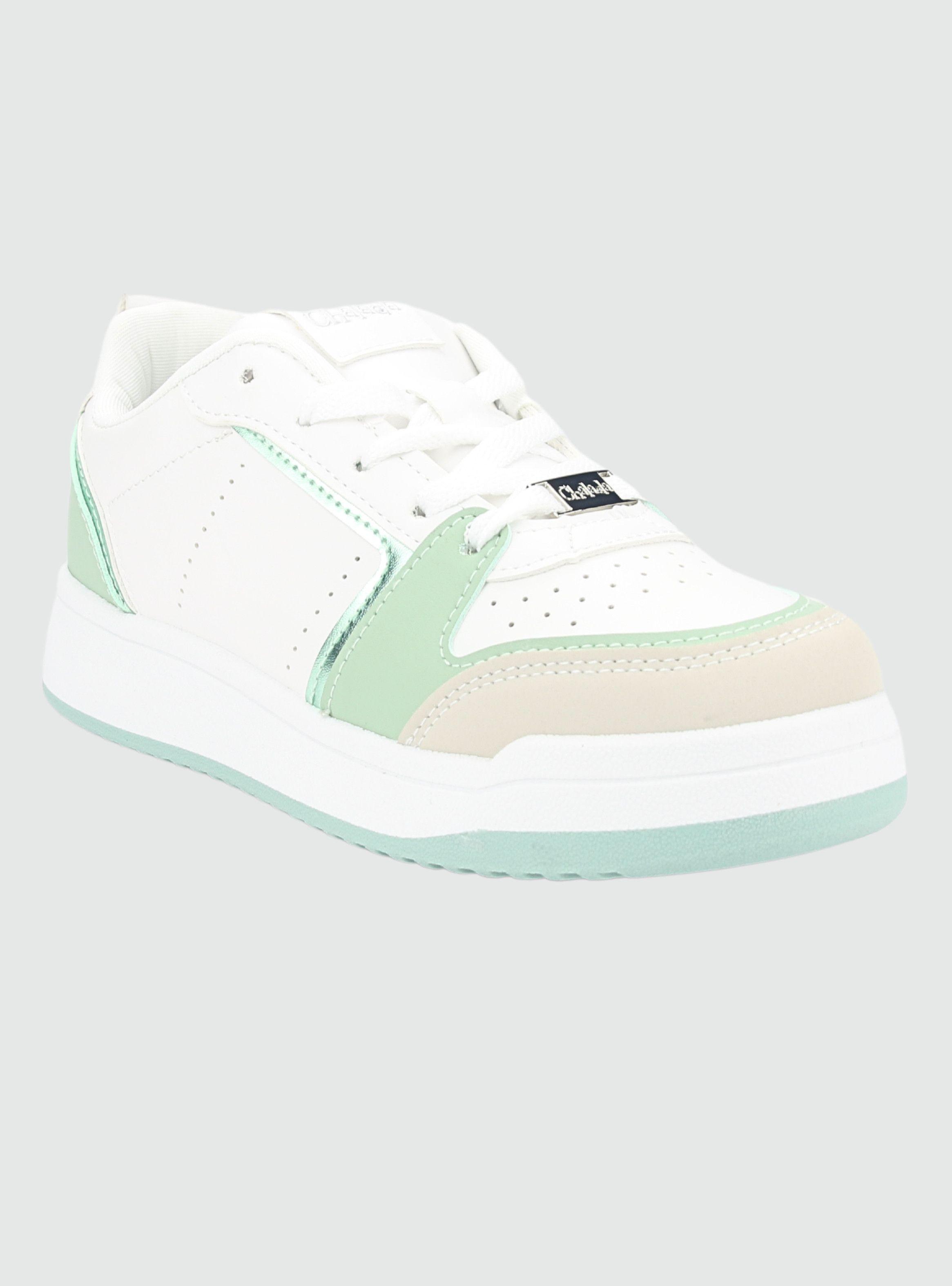 Zapatilla Chalada Mujer Juve-3 Blanco Menta Urbano-2