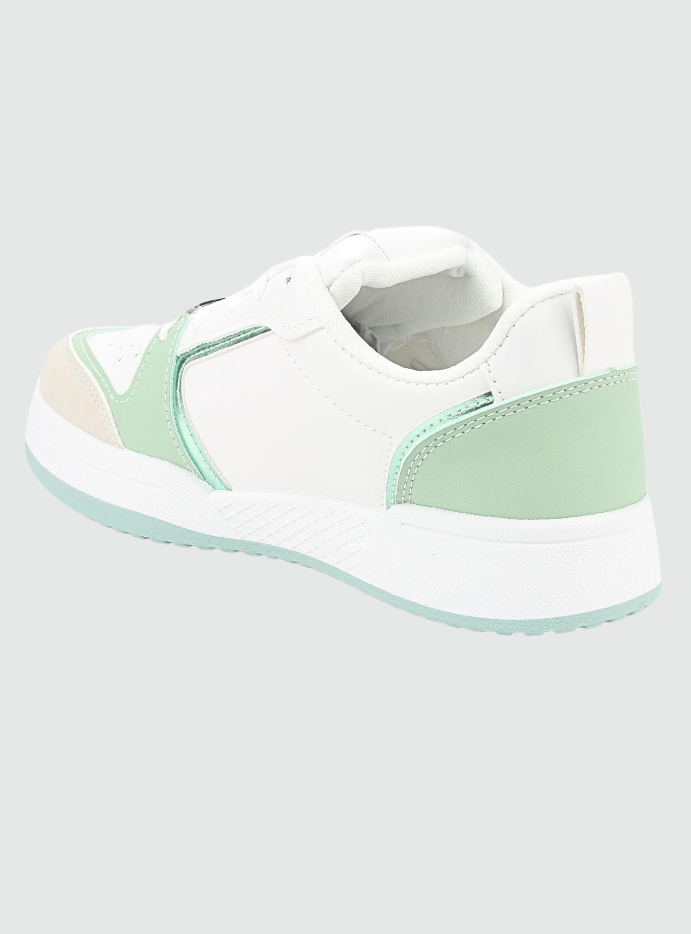 Zapatilla Chalada Mujer Juve-3 Blanco Menta Urbano-3
