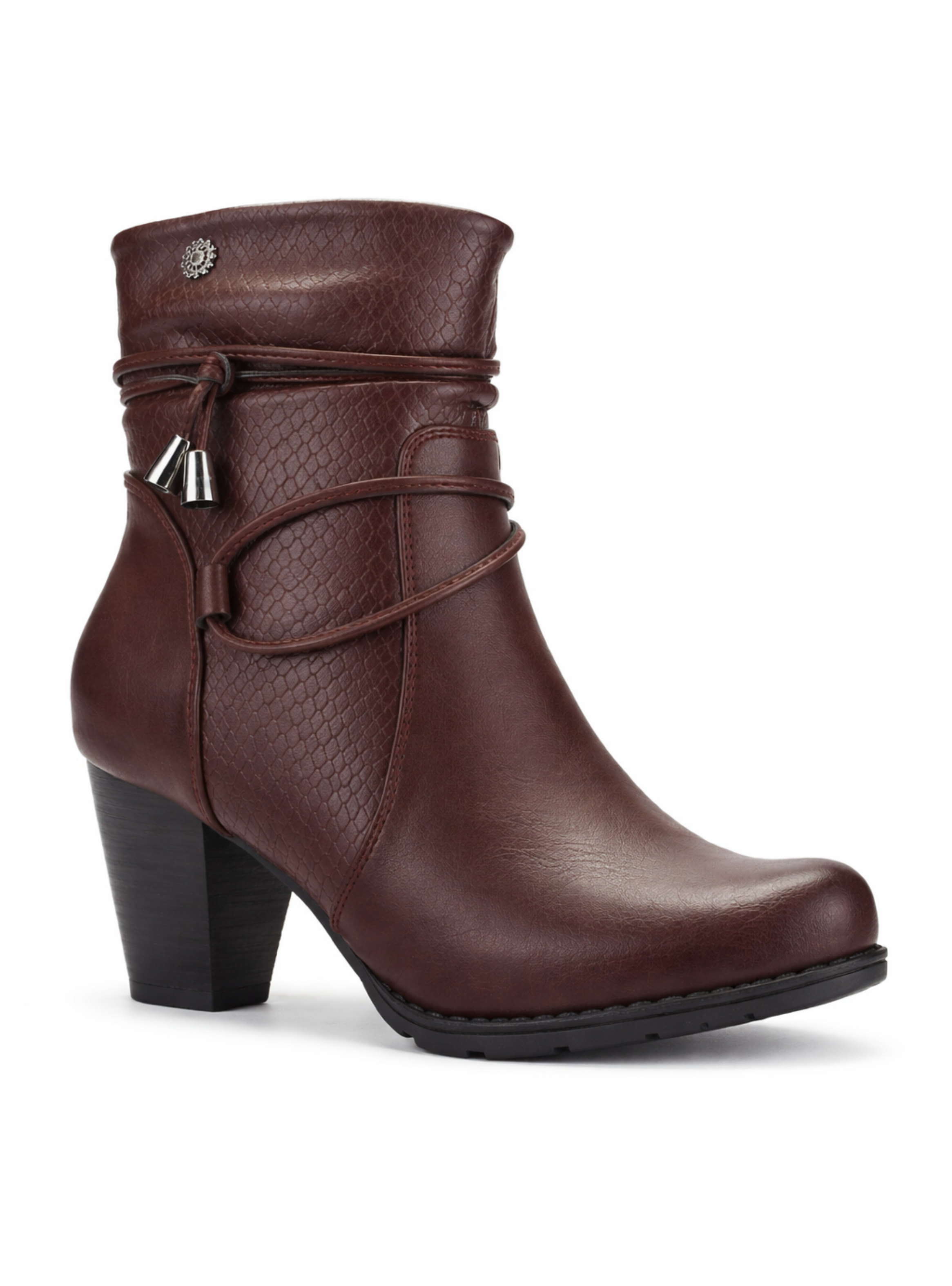 Botin Burdeo Mujer Casual Chalada Ceta-2