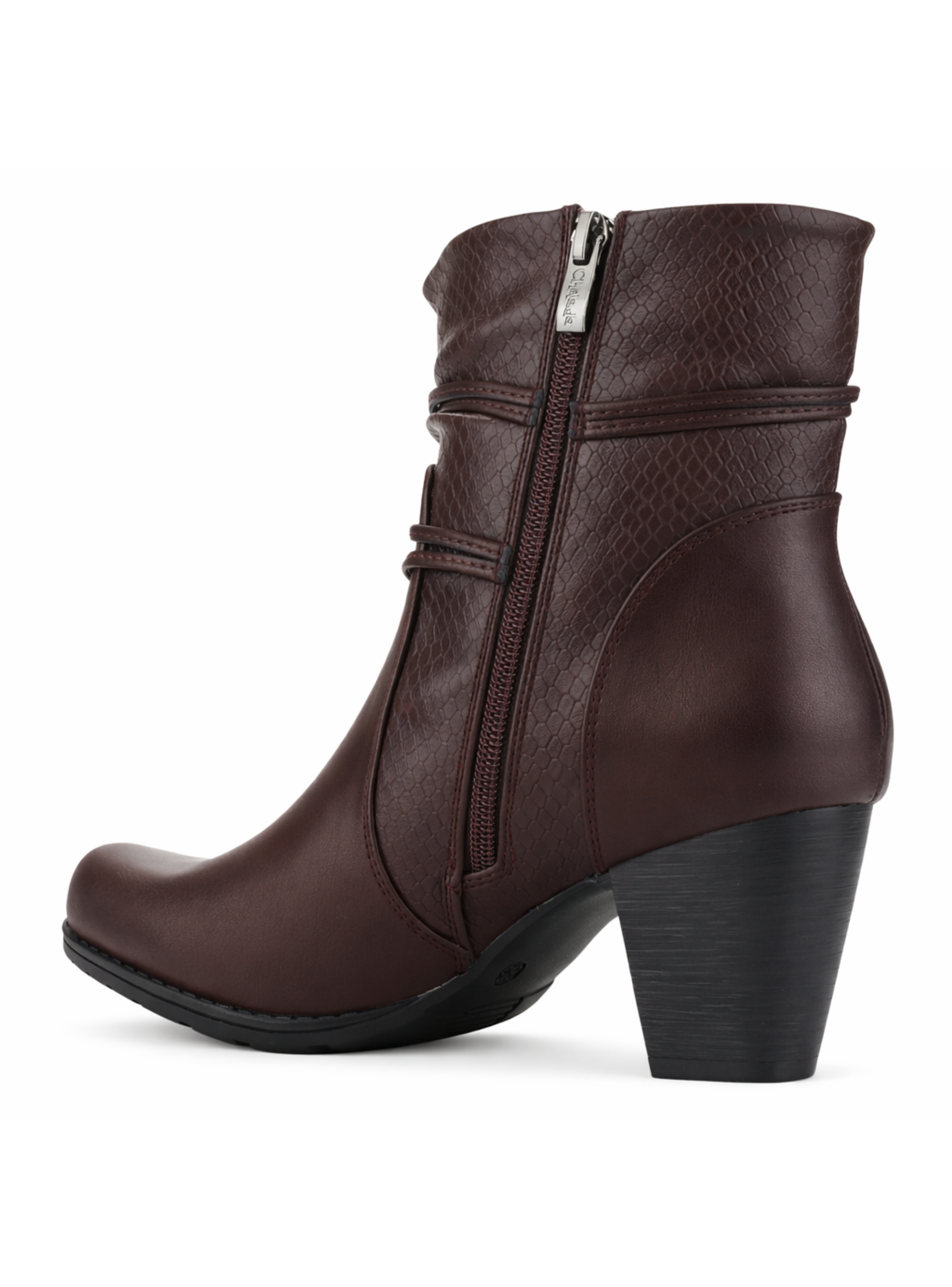 Botin Burdeo Mujer Casual Chalada Ceta-3