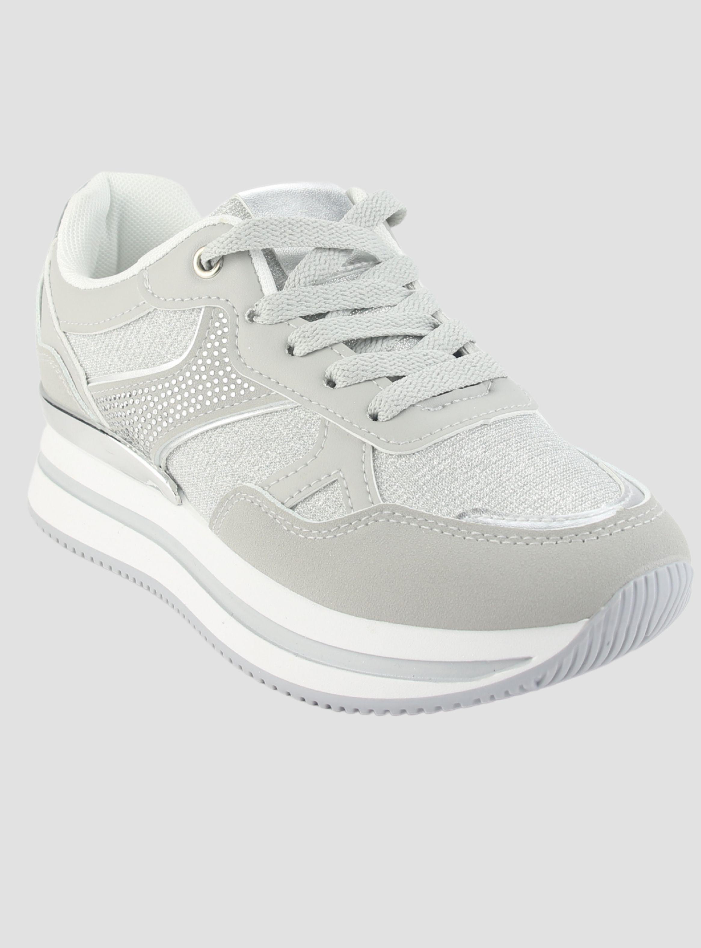 Zapatilla Chalada Mujer Jettixlow1- Plateado Urbano-2