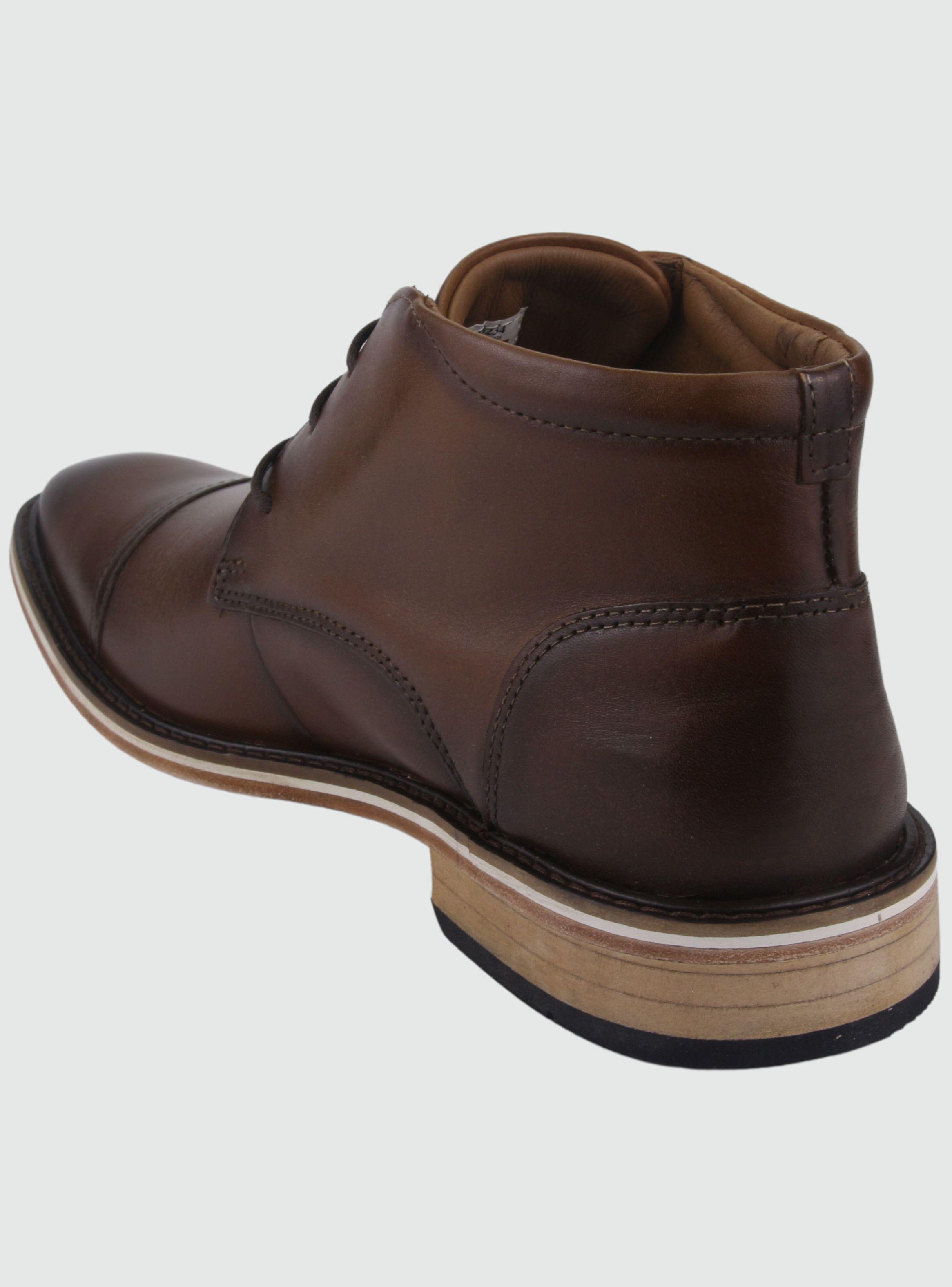 Botin Ferracini Hombre 6355 Havana Casual-3