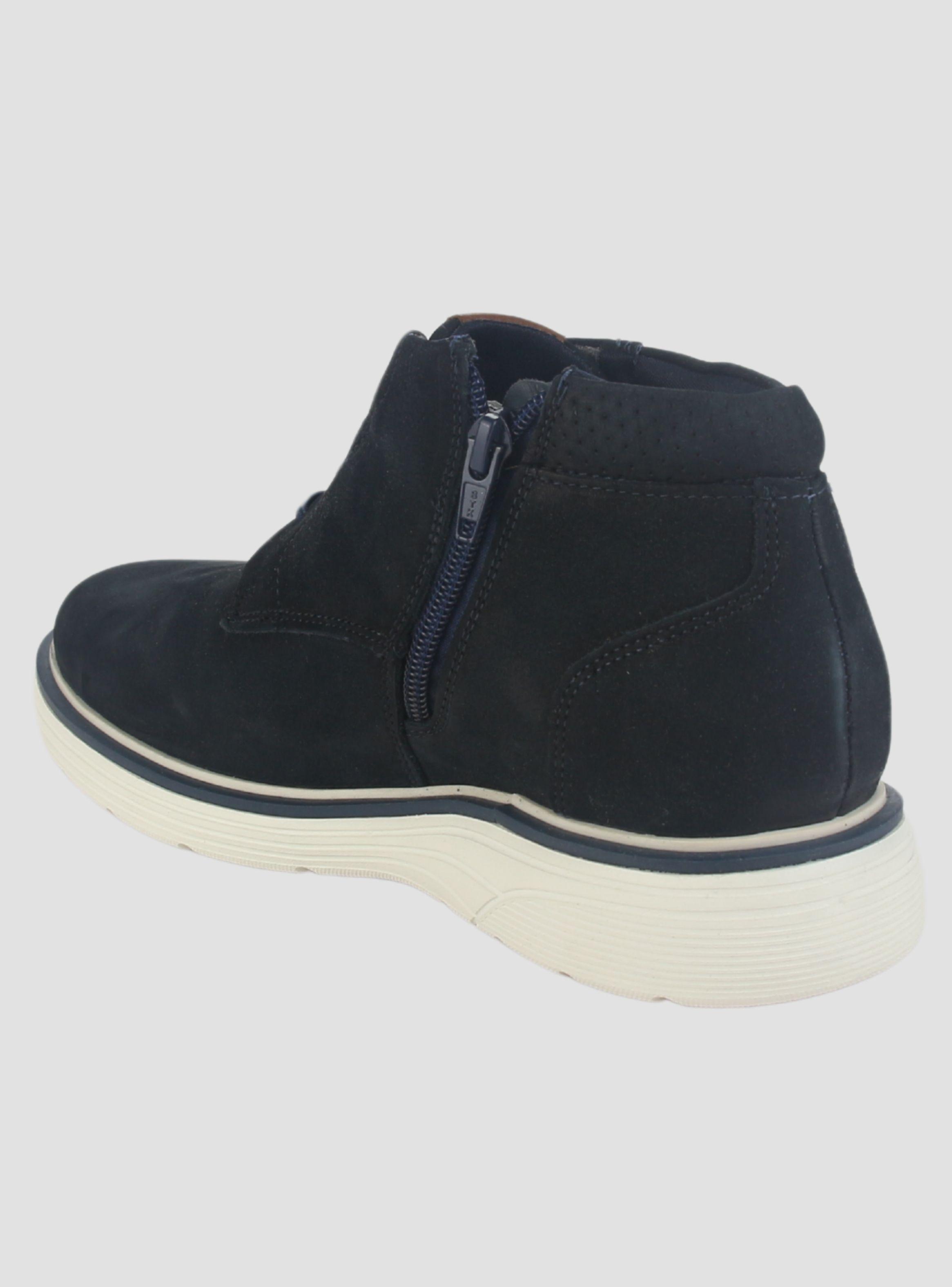 Botin Ferracini Hombre 4962 Full Rustic Azul Marino Casual-3