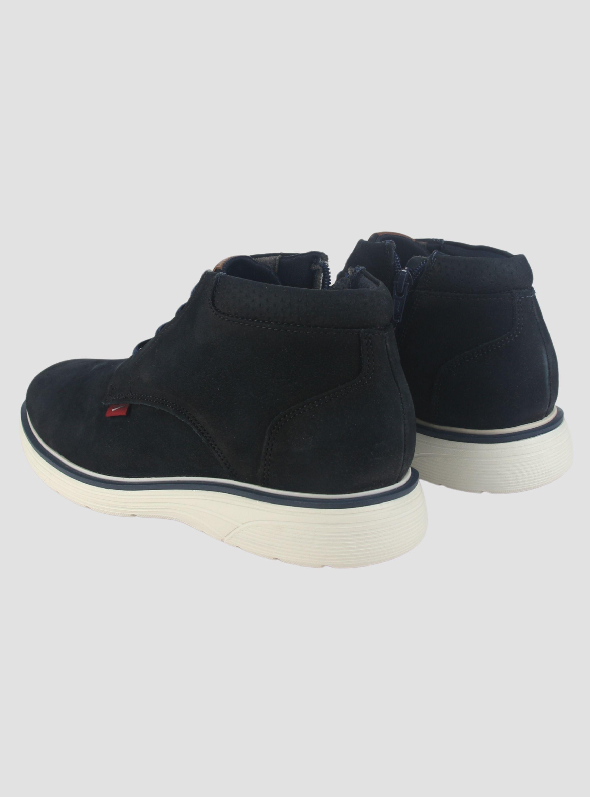 Botin Ferracini Hombre 4962 Full Rustic Azul Marino Casual-5