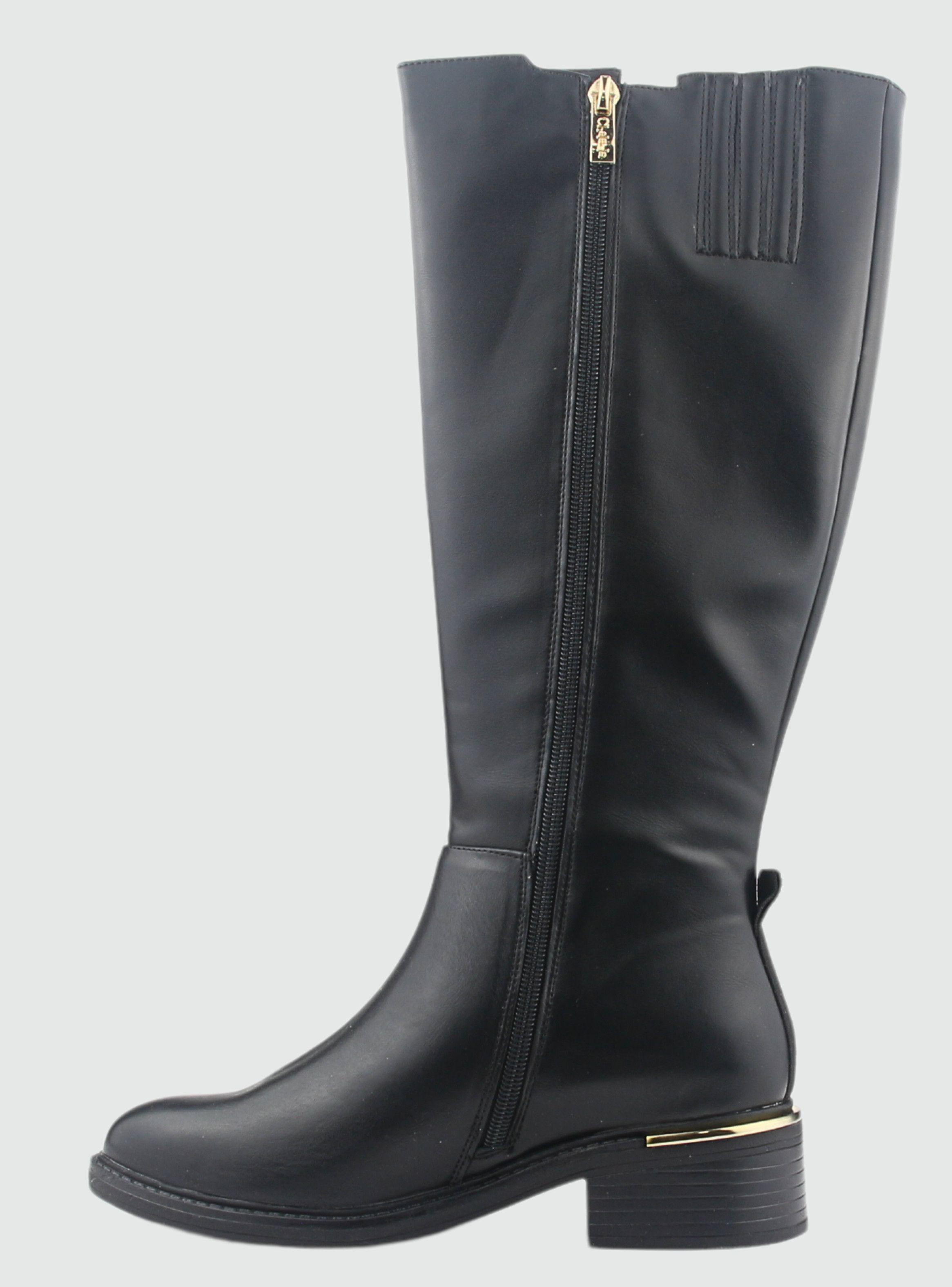 Bota Chalada Mujer Trafa-1 Negro Casual-1