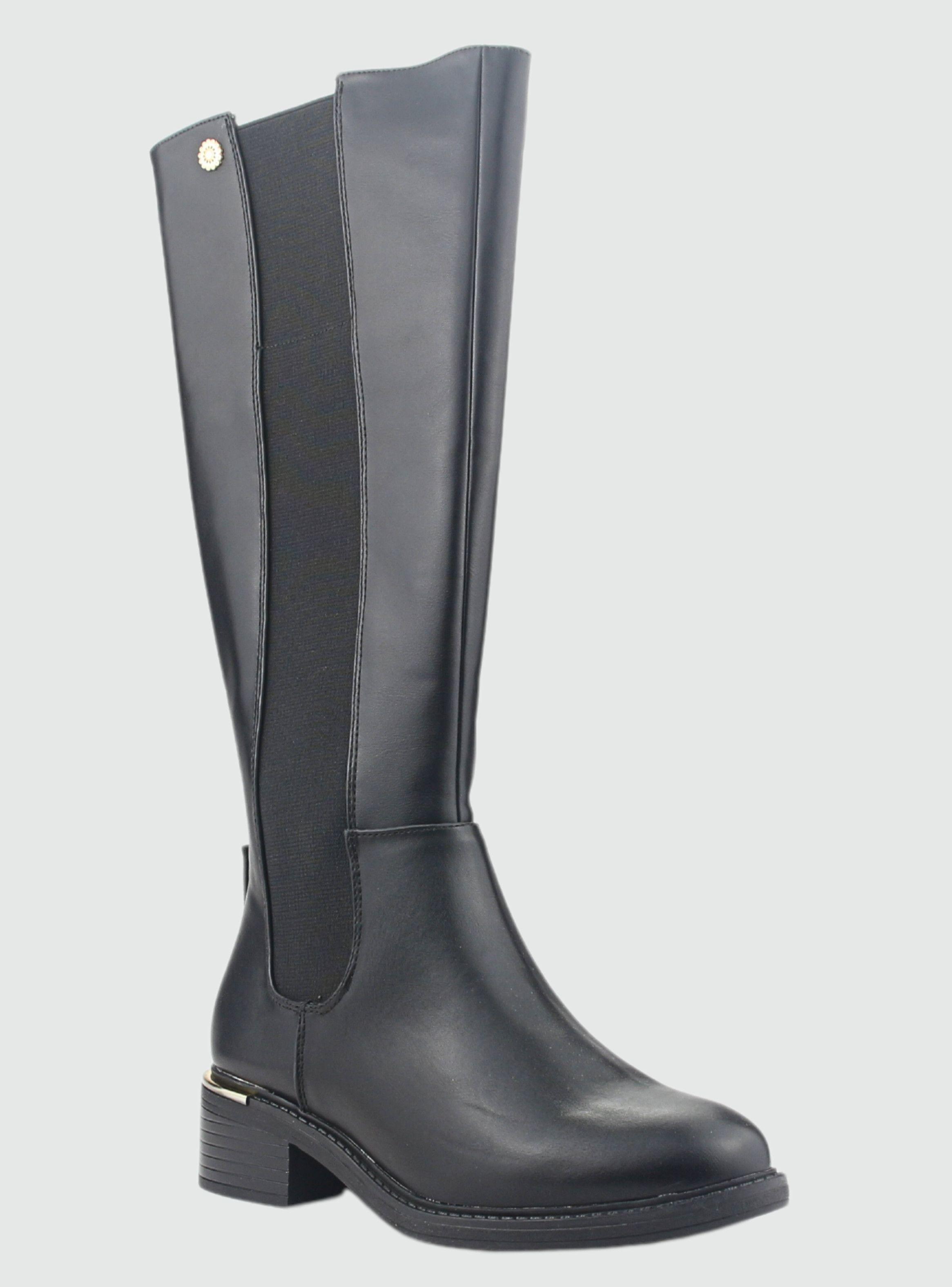 Bota Chalada Mujer Trafa-1 Negro Casual-2