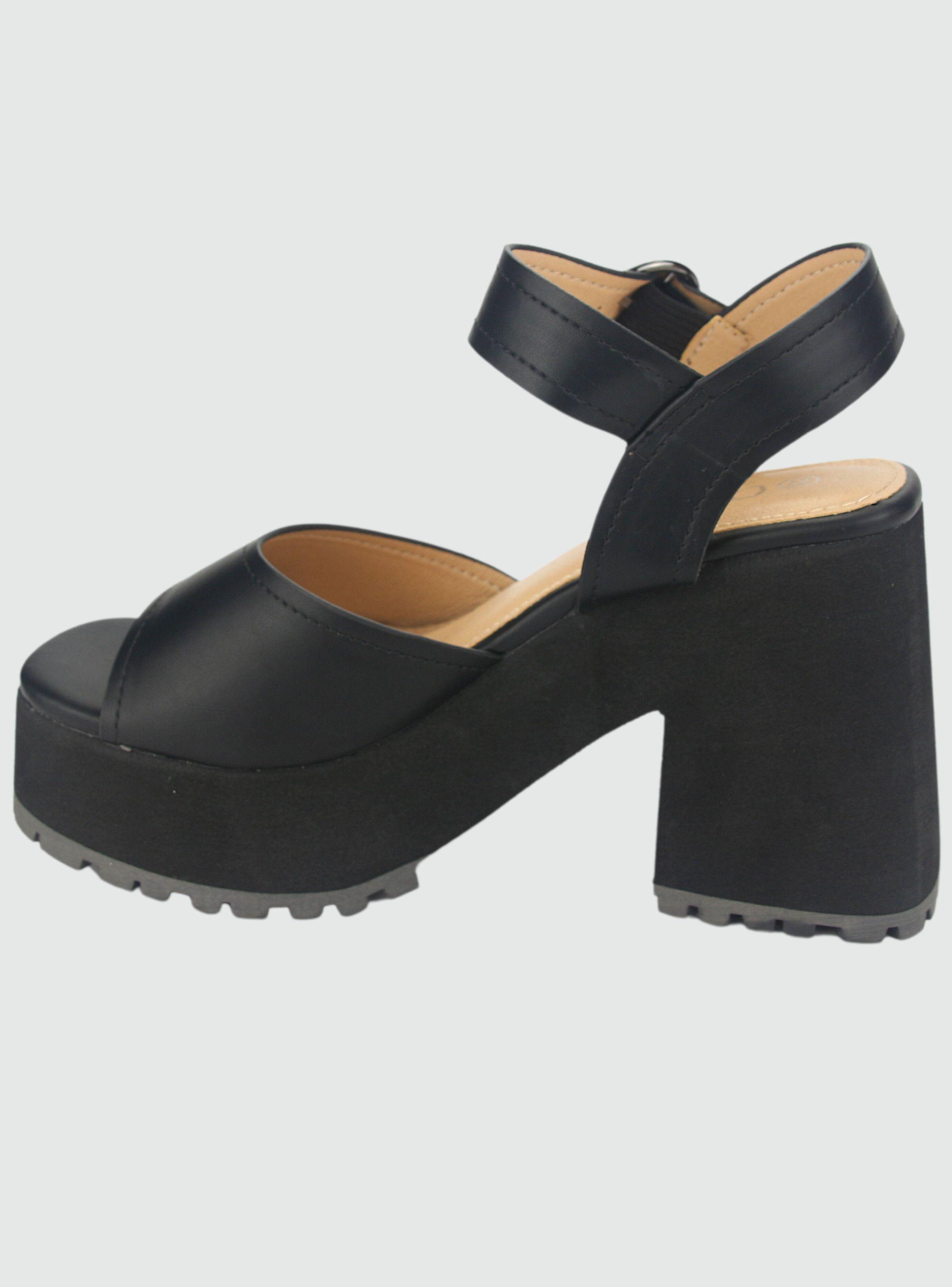 Sandalia Chalada Mujer Viva-6 Negro Casual-1