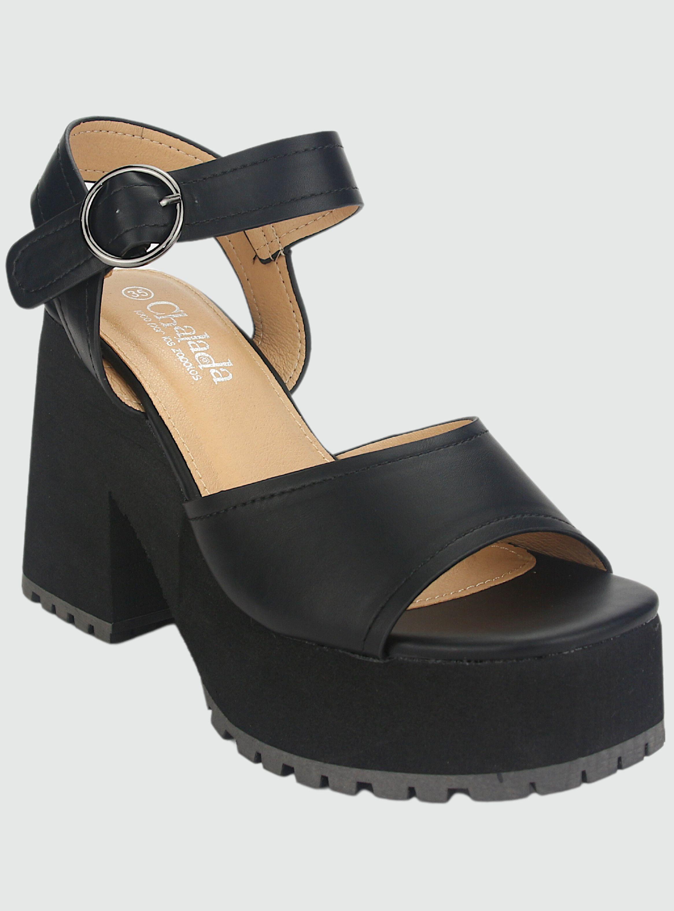 Sandalia Chalada Mujer Viva-6 Negro Casual-2