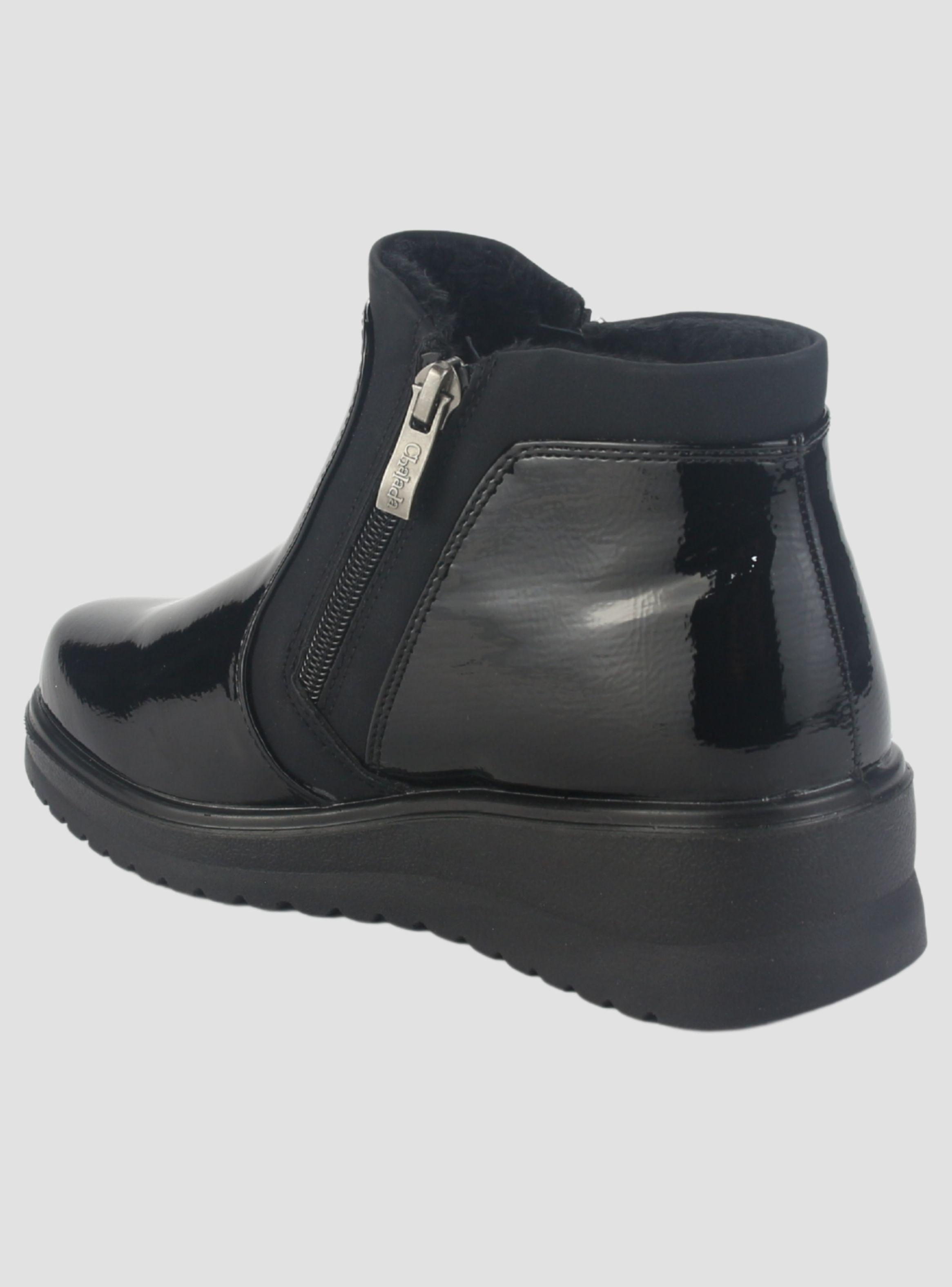 Botin Chalada Mujer Rayo-3 Negro Casual-3