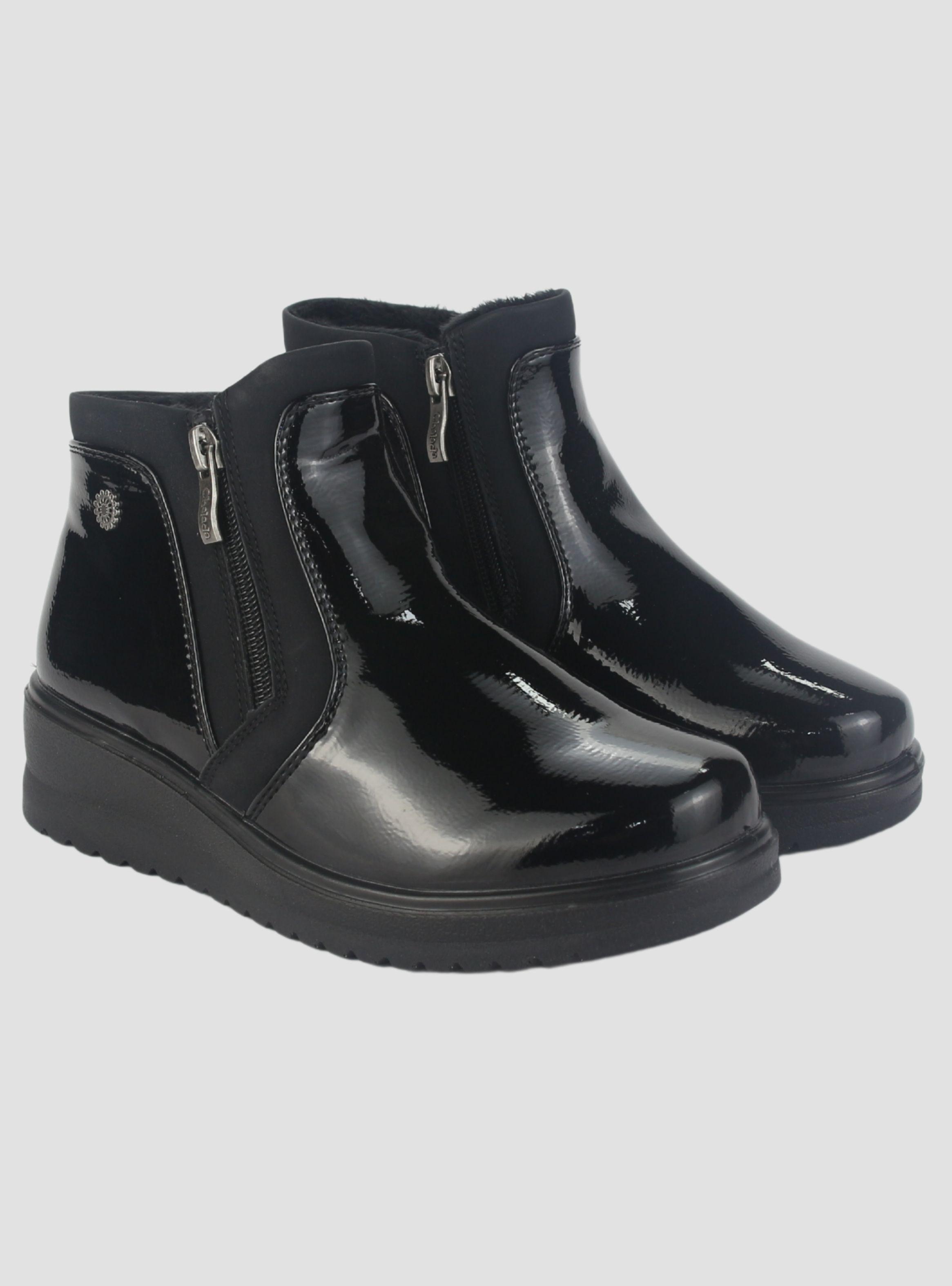 Botin Chalada Mujer Rayo-3 Negro Casual-4