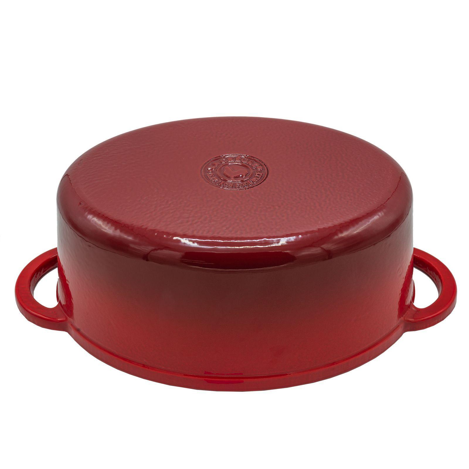 Olla ovalada Ø32 cm 7 Lts Rouge Rubis-3