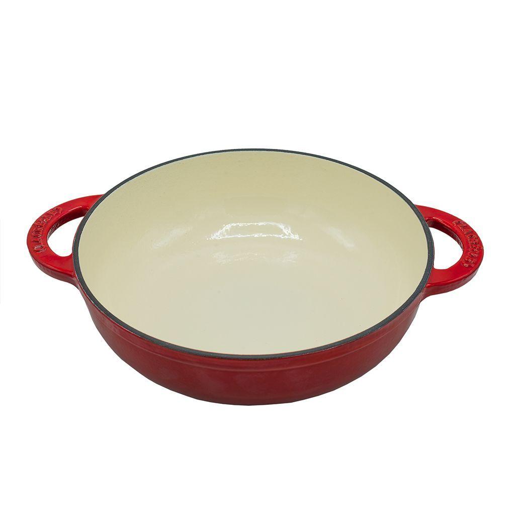 Olla perfil bajo Ø30cm Rouge Rubis-3